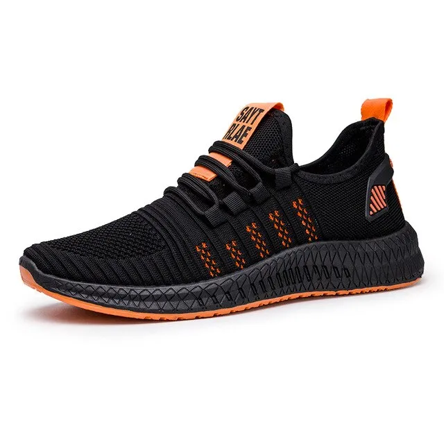 Designer Men's Casual Breathable Mesh Comfortable Walking Footwear Male Running Sport Shoes Sneakers