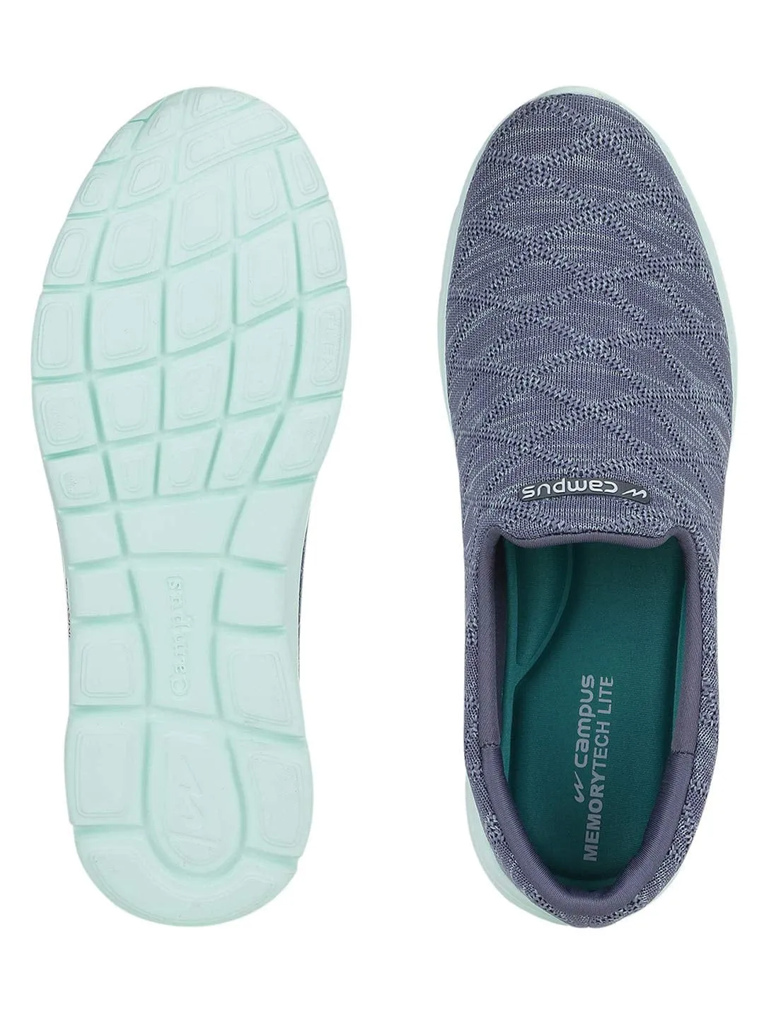 FABIA Green Women's Walking Shoes