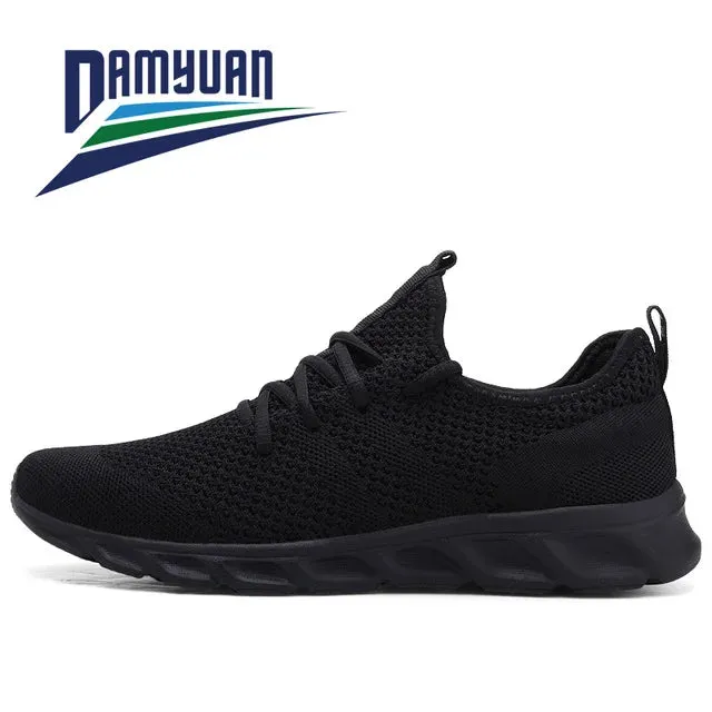 Fashion Couple's Casual Sports Shoes: Breathable Mesh Jogging Trainers for Men and Women