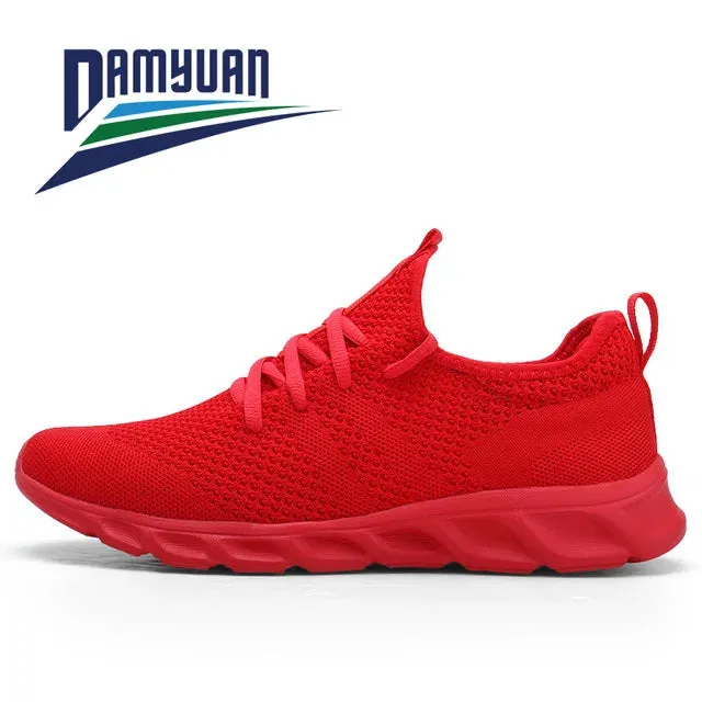 Fashion Couple's Casual Sports Shoes: Breathable Mesh Jogging Trainers for Men and Women