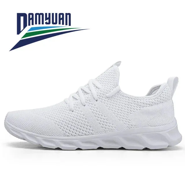 Fashion Couple's Casual Sports Shoes: Breathable Mesh Jogging Trainers for Men and Women