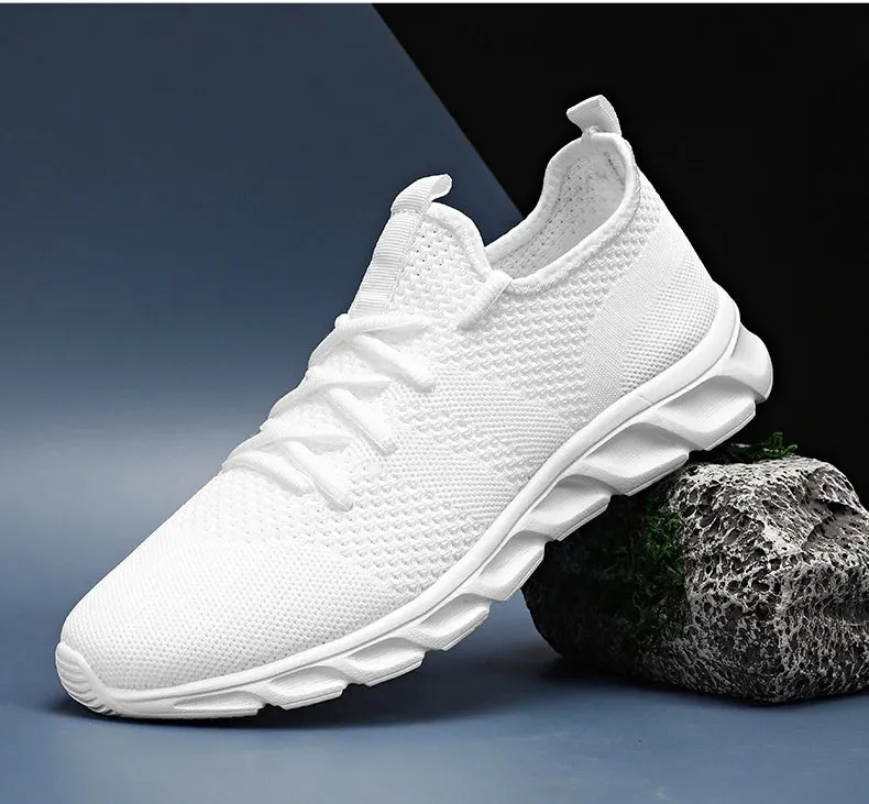 Fashion Couple's Casual Sports Shoes: Breathable Mesh Jogging Trainers for Men and Women