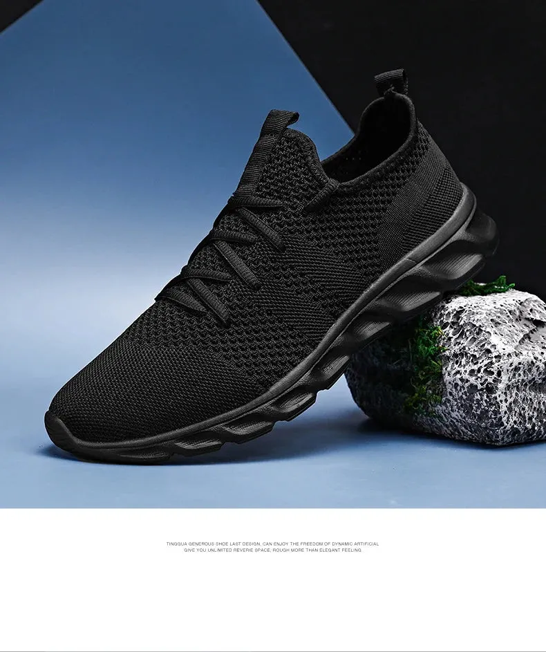 Fashion Couple's Casual Sports Shoes: Breathable Mesh Jogging Trainers for Men and Women