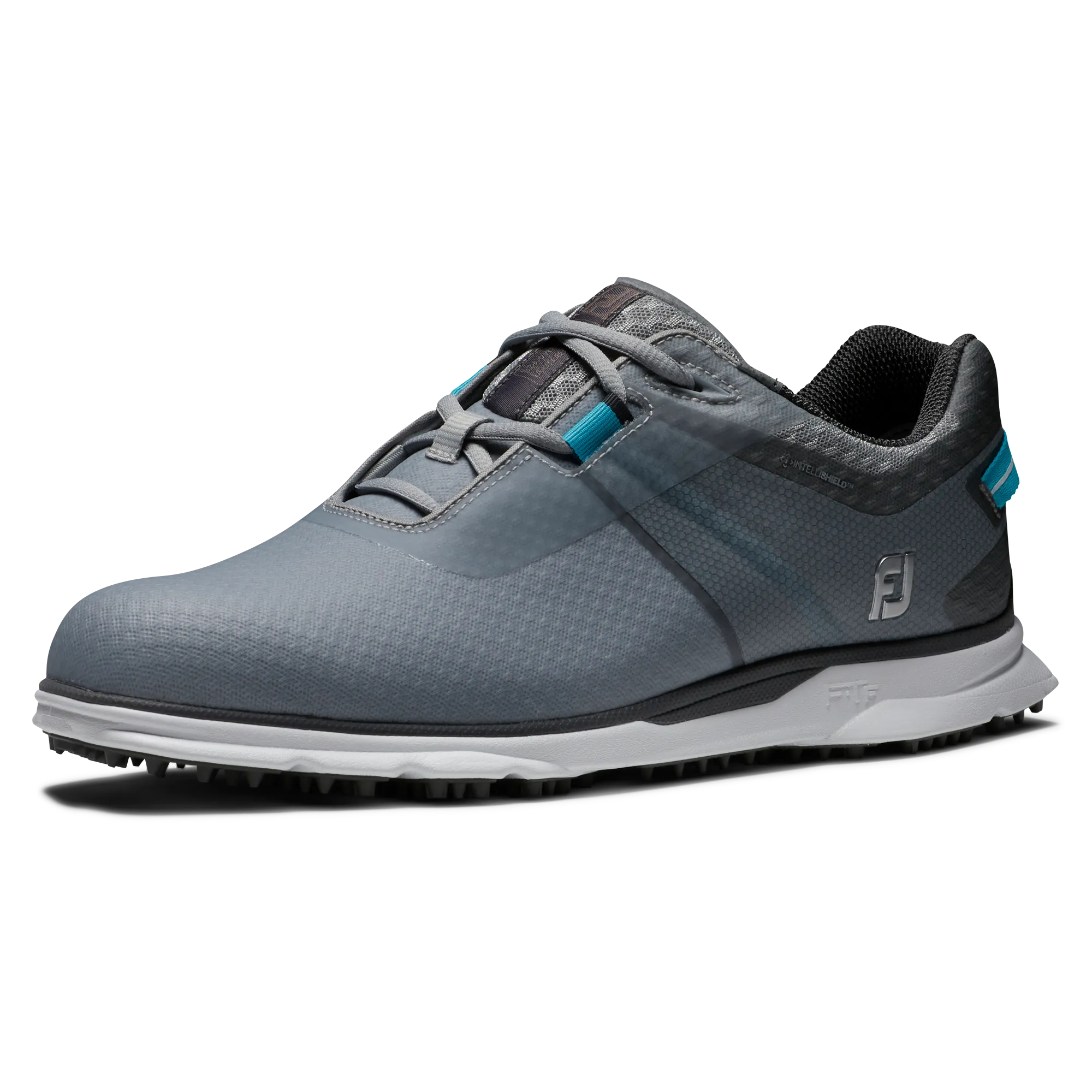 FootJoy Men's Pro SL Sports Golf Shoes- Grey/Reef Blue