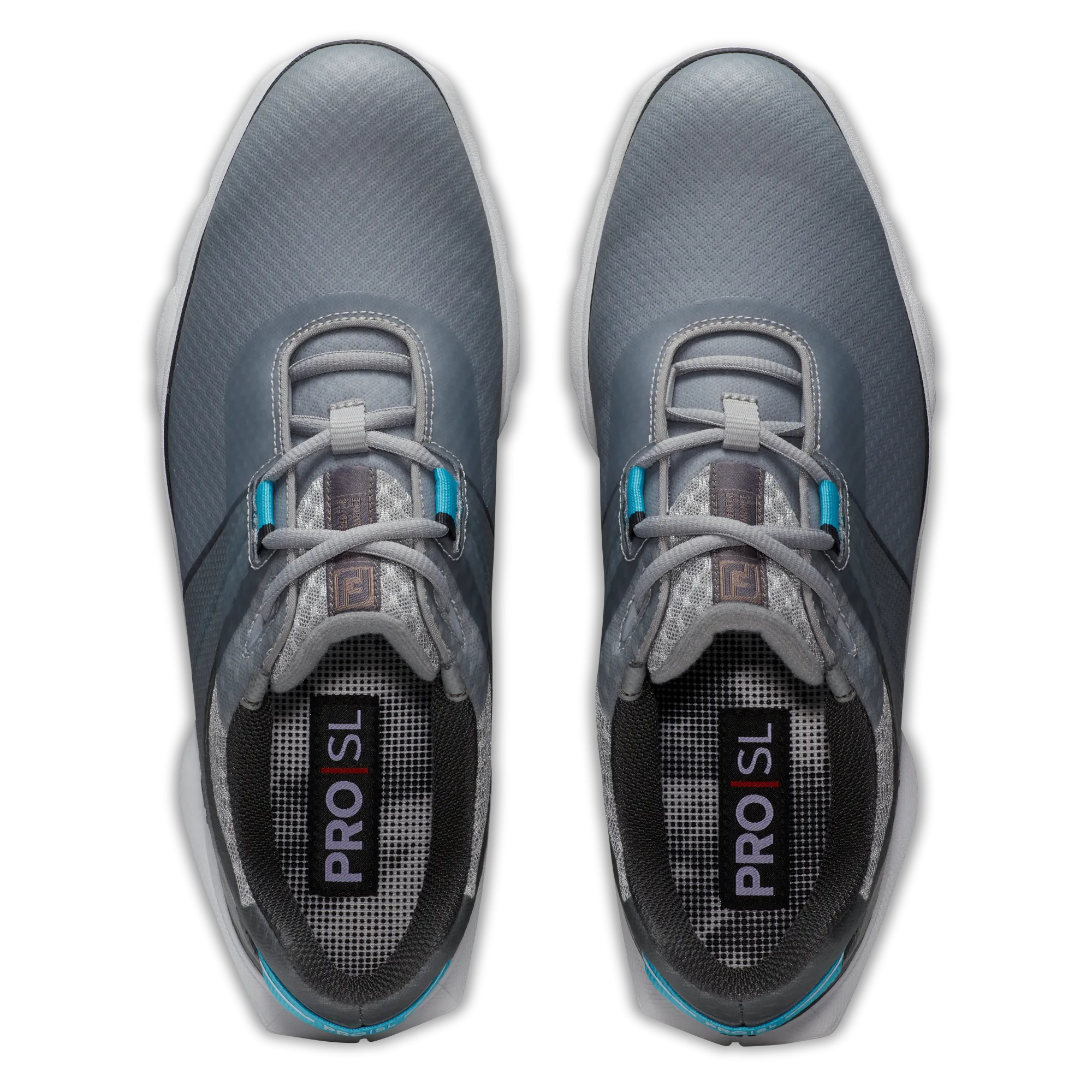 FootJoy Men's Pro SL Sports Golf Shoes- Grey/Reef Blue