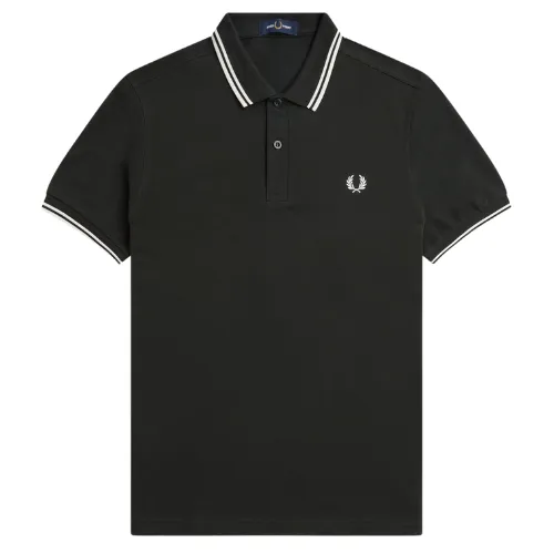 Fred Perry Night Green Polo with Twin Tipping
