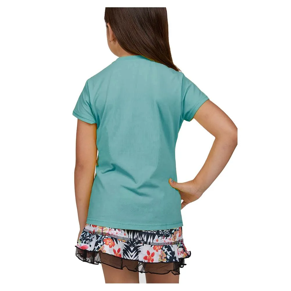 Girls' UV Colors Short Sleeve Tennis Top Babyboy