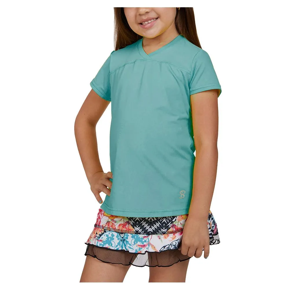 Girls' UV Colors Short Sleeve Tennis Top Babyboy