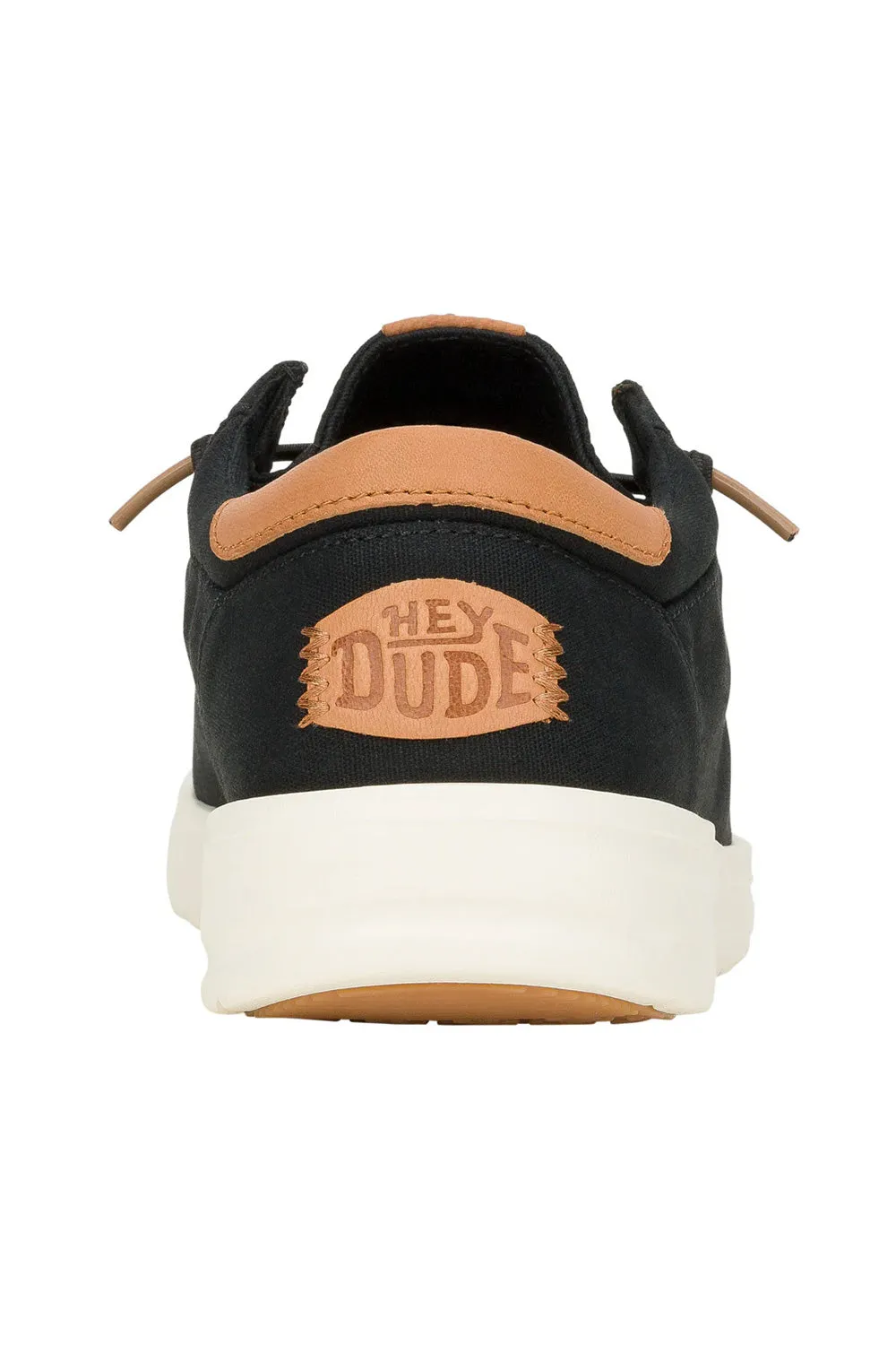 HEYDUDE Men’s Paul Canvas Shoes in Black | 43151-001