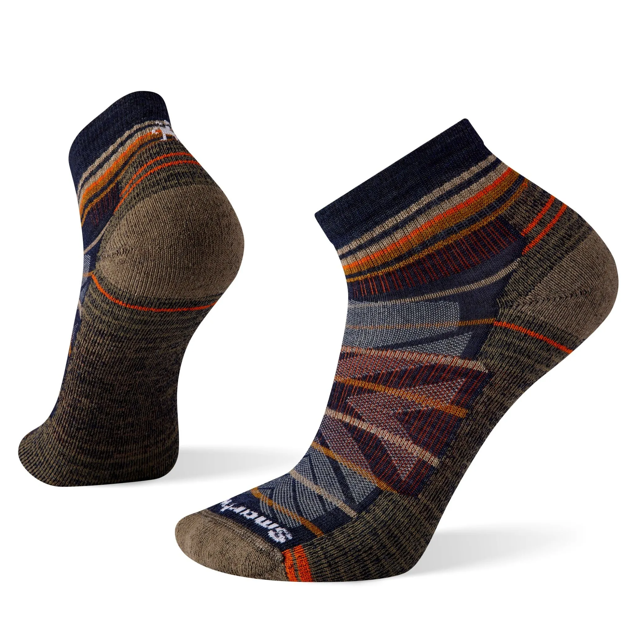 Hike Light Cushion Pattern Ankle Socks Men's