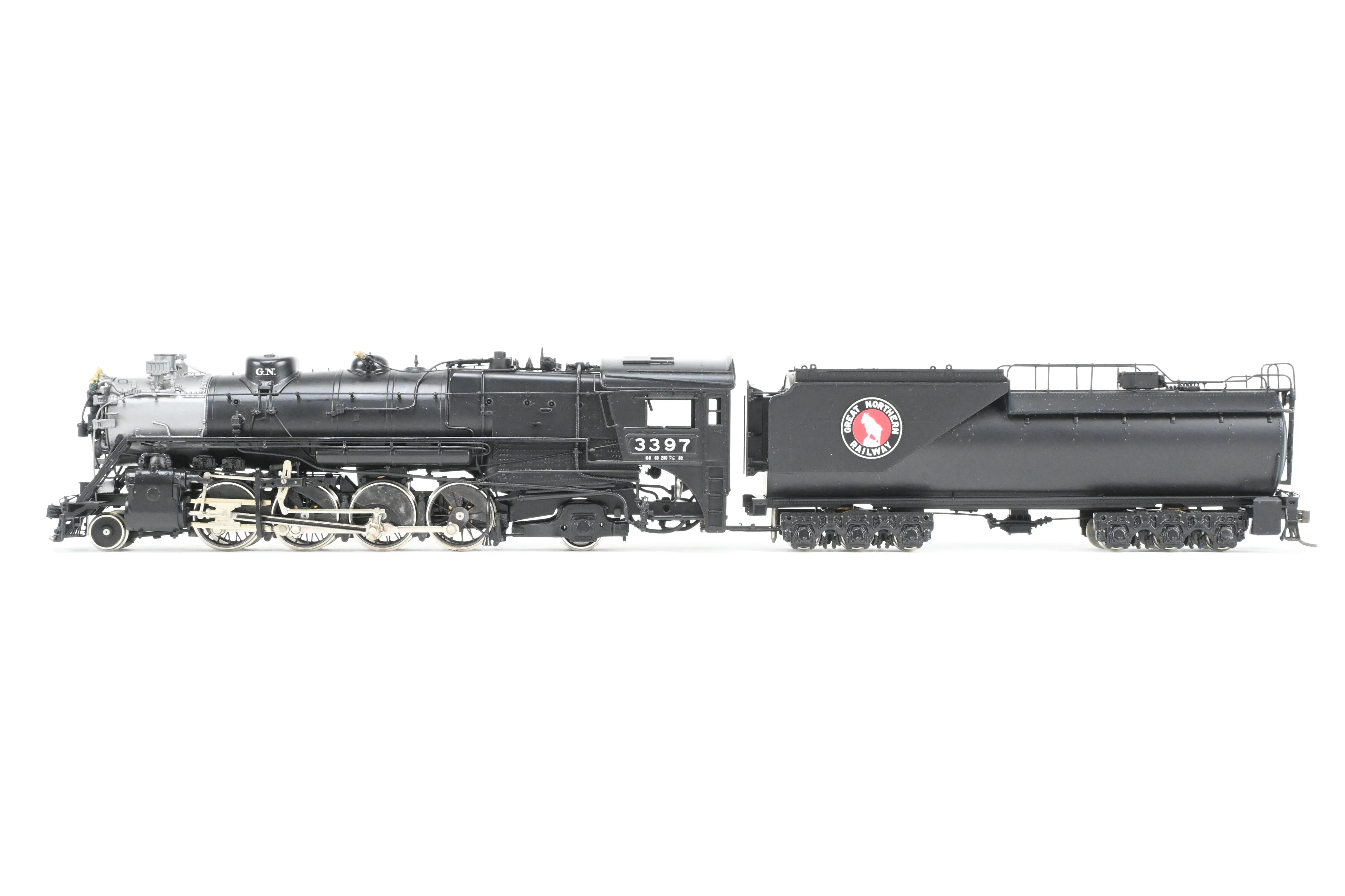 HO Brass CON PFM - Tenshodo GN - Great Northern 2-8-2 Class O-8 1981 Run Crown Series Factory Painted No. 3397
