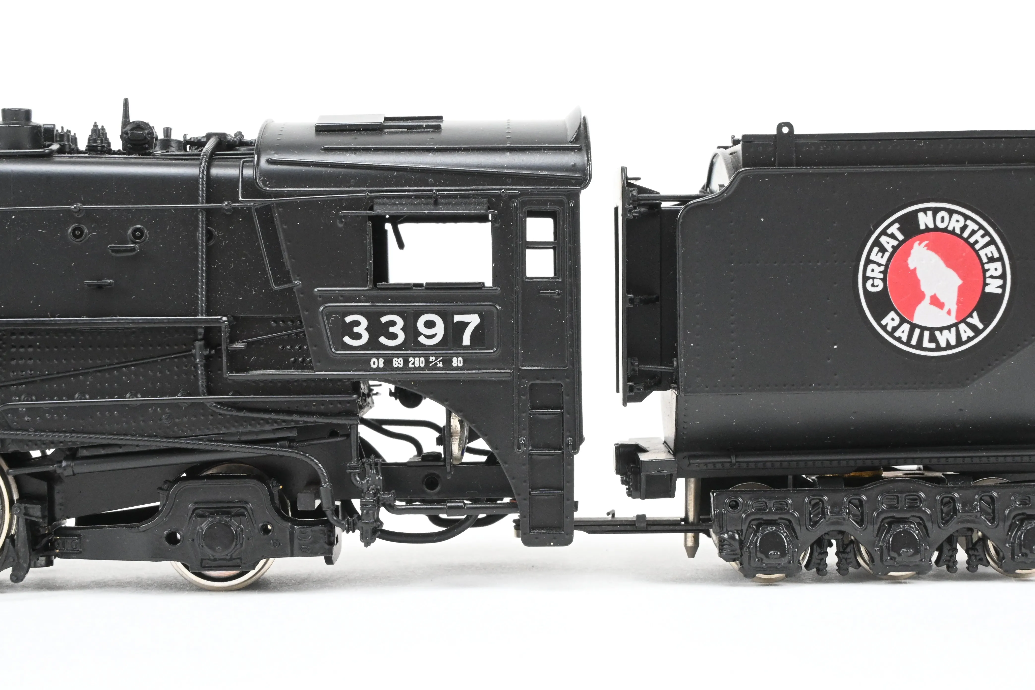 HO Brass CON PFM - Tenshodo GN - Great Northern 2-8-2 Class O-8 1981 Run Crown Series Factory Painted No. 3397