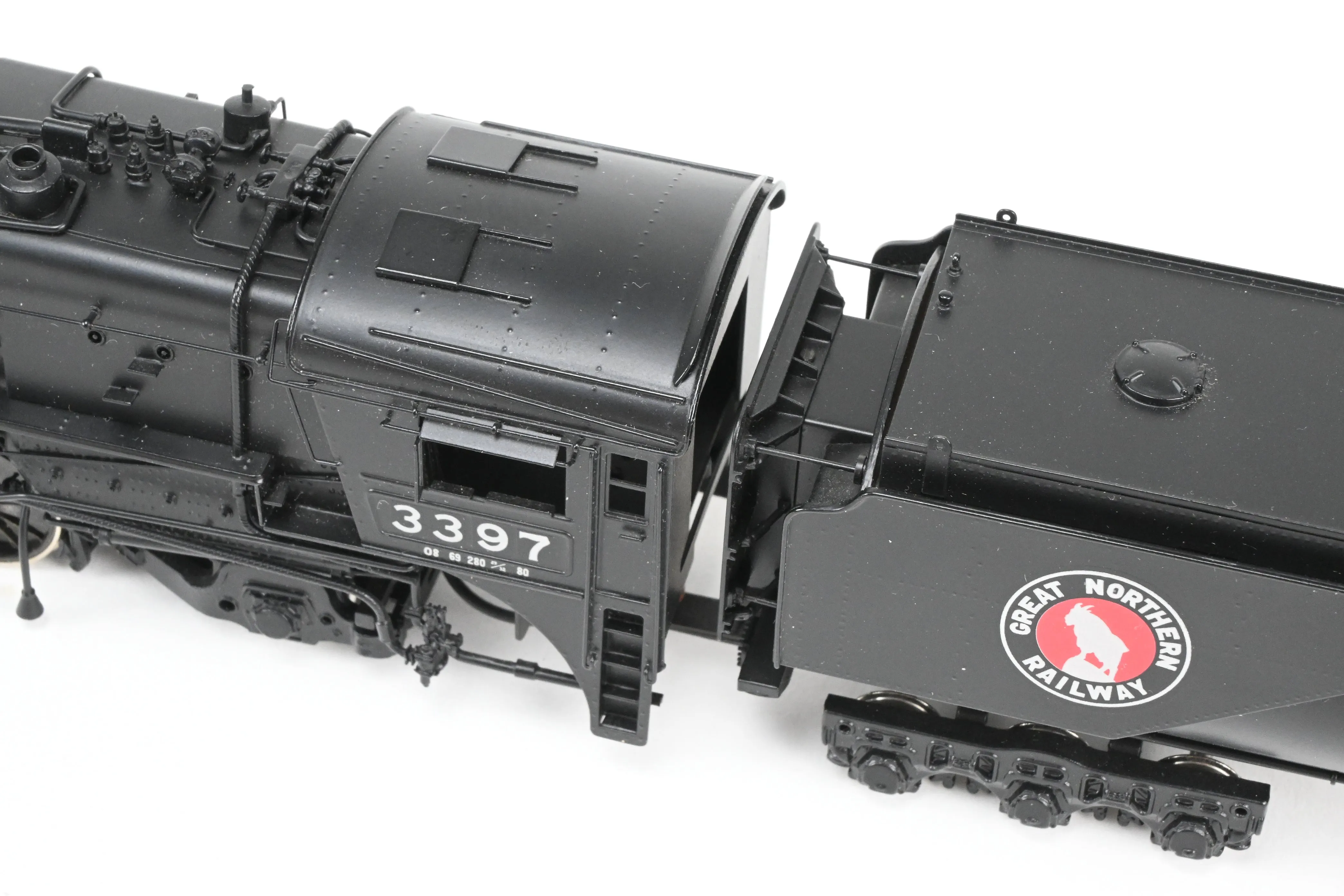 HO Brass CON PFM - Tenshodo GN - Great Northern 2-8-2 Class O-8 1981 Run Crown Series Factory Painted No. 3397