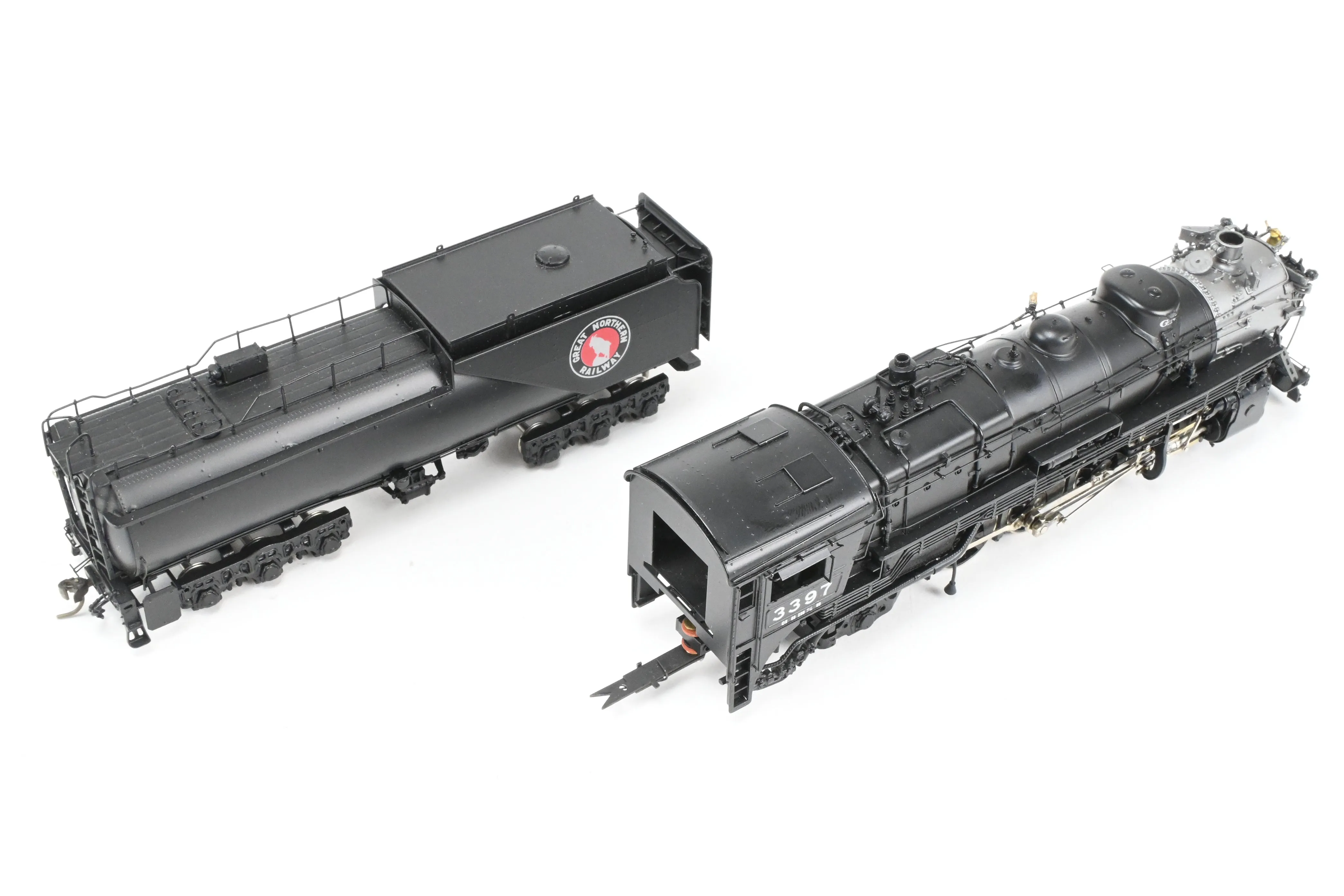 HO Brass CON PFM - Tenshodo GN - Great Northern 2-8-2 Class O-8 1981 Run Crown Series Factory Painted No. 3397