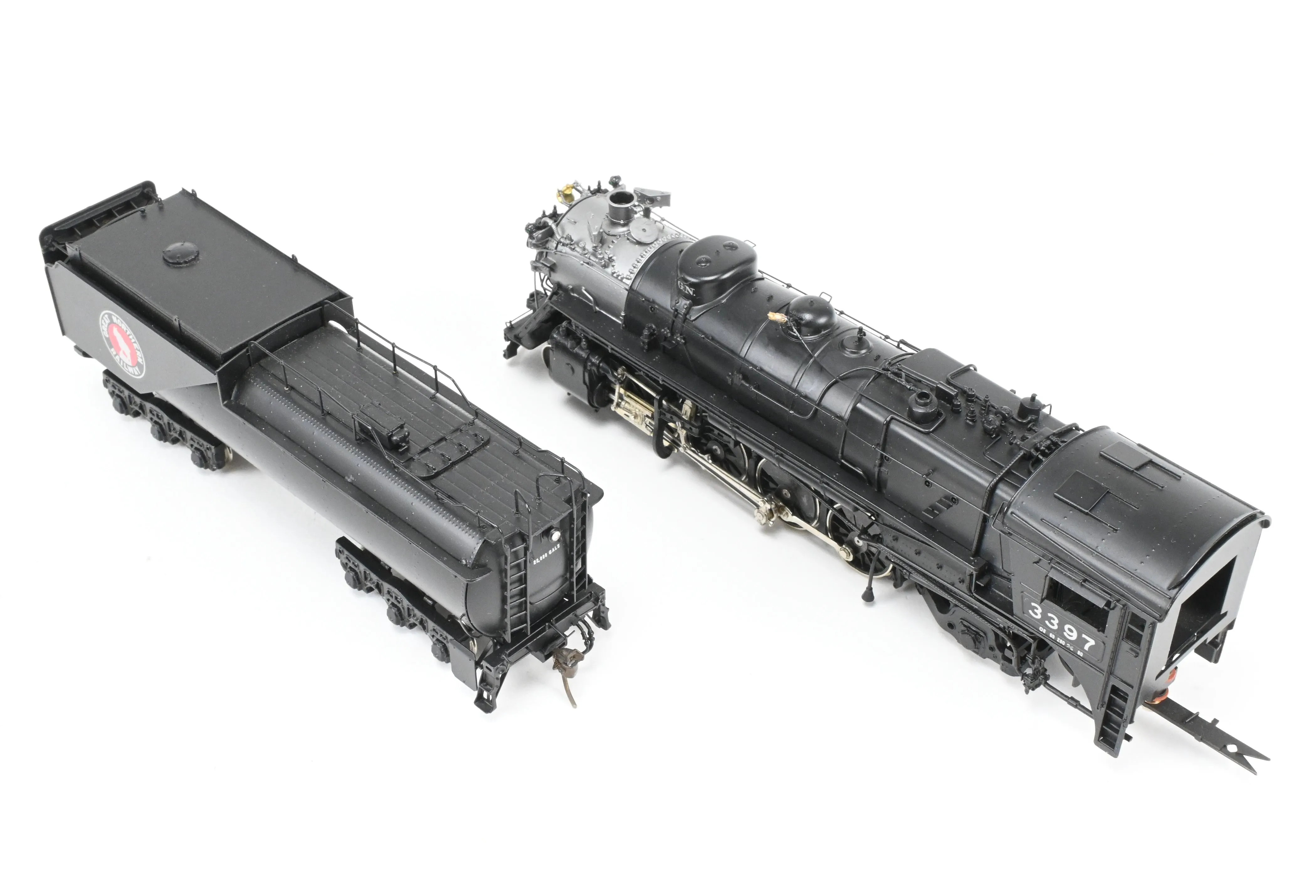 HO Brass CON PFM - Tenshodo GN - Great Northern 2-8-2 Class O-8 1981 Run Crown Series Factory Painted No. 3397
