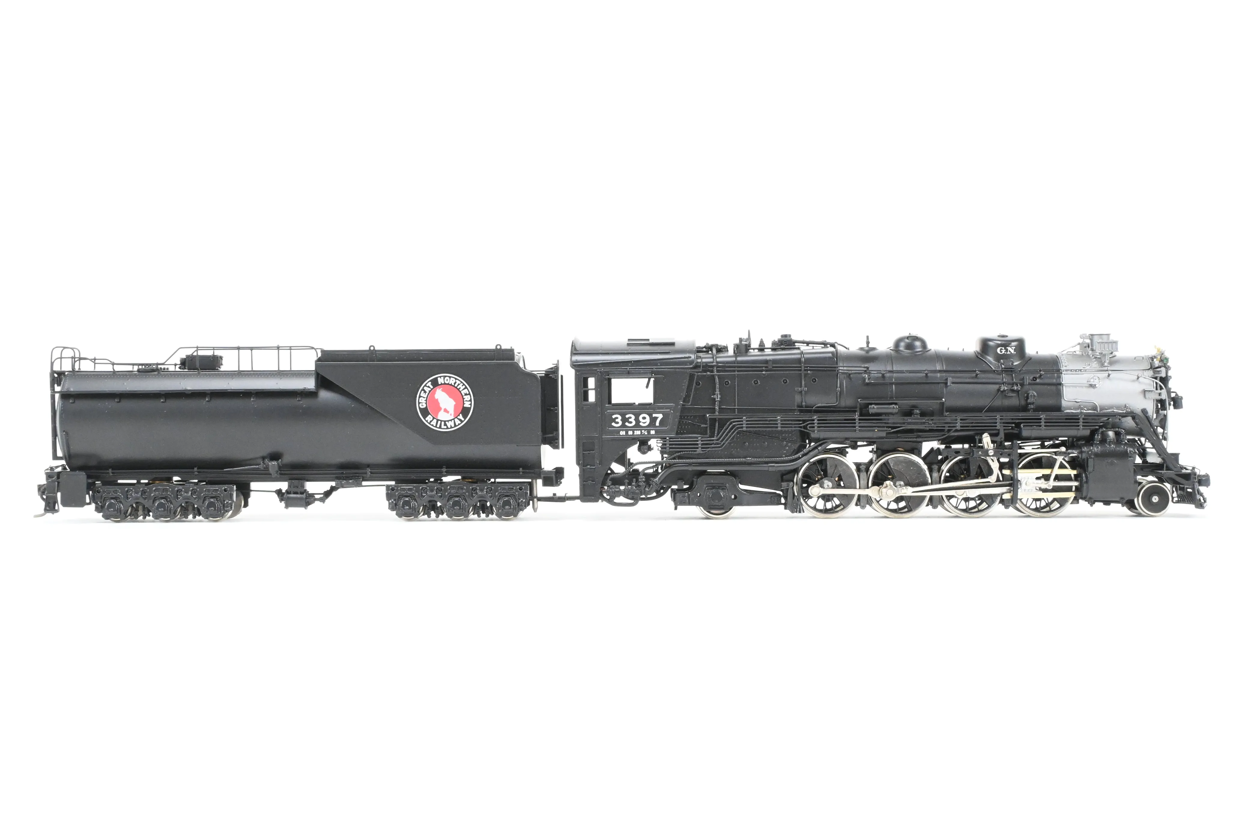 HO Brass CON PFM - Tenshodo GN - Great Northern 2-8-2 Class O-8 1981 Run Crown Series Factory Painted No. 3397
