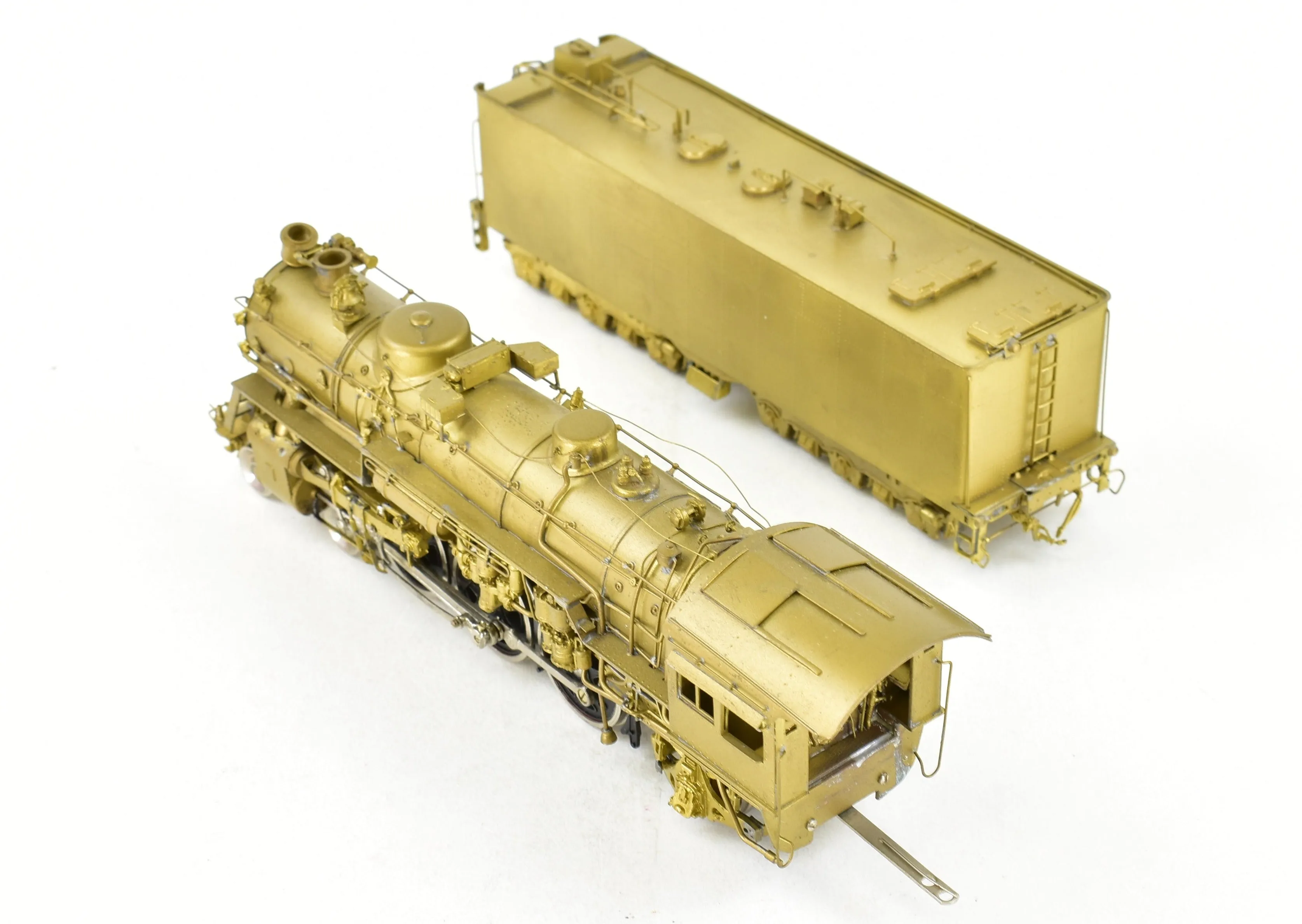 HO Brass Key Imports ATSF - Santa Fe 3400 4-6-2 Pacific with Box Poks Drivers