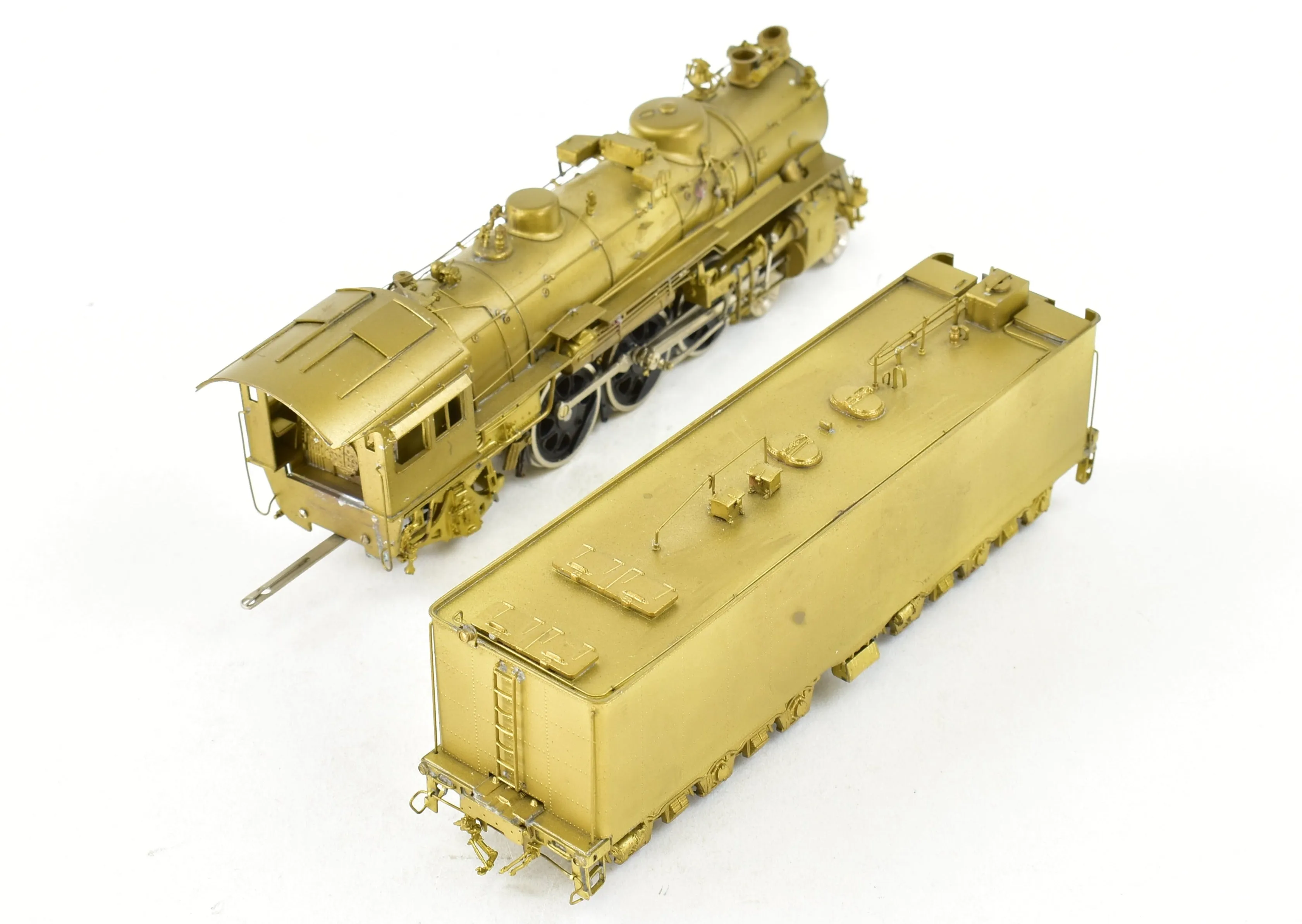 HO Brass Key Imports ATSF - Santa Fe 3400 4-6-2 Pacific with Box Poks Drivers