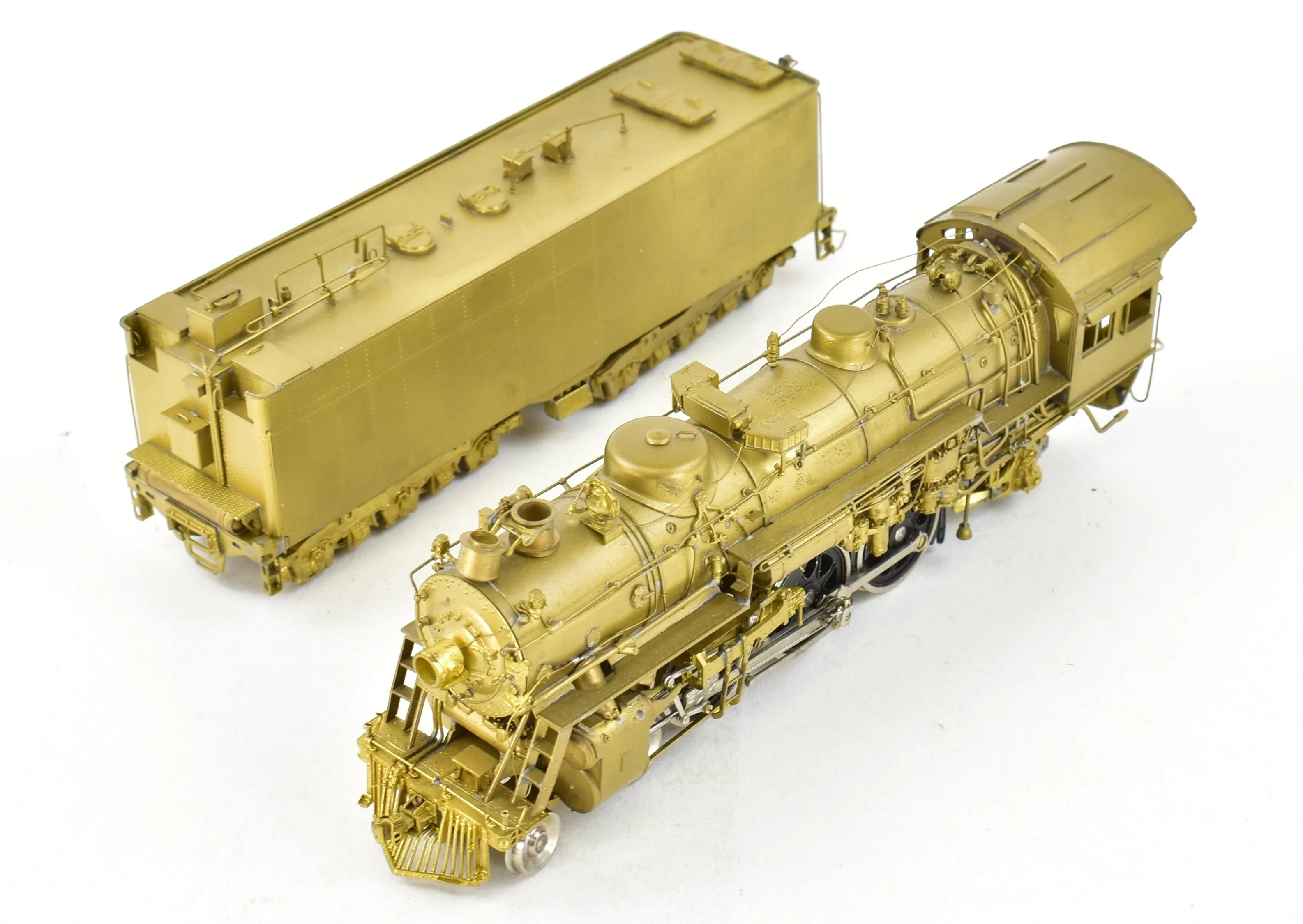 HO Brass Key Imports ATSF - Santa Fe 3400 4-6-2 Pacific with Box Poks Drivers