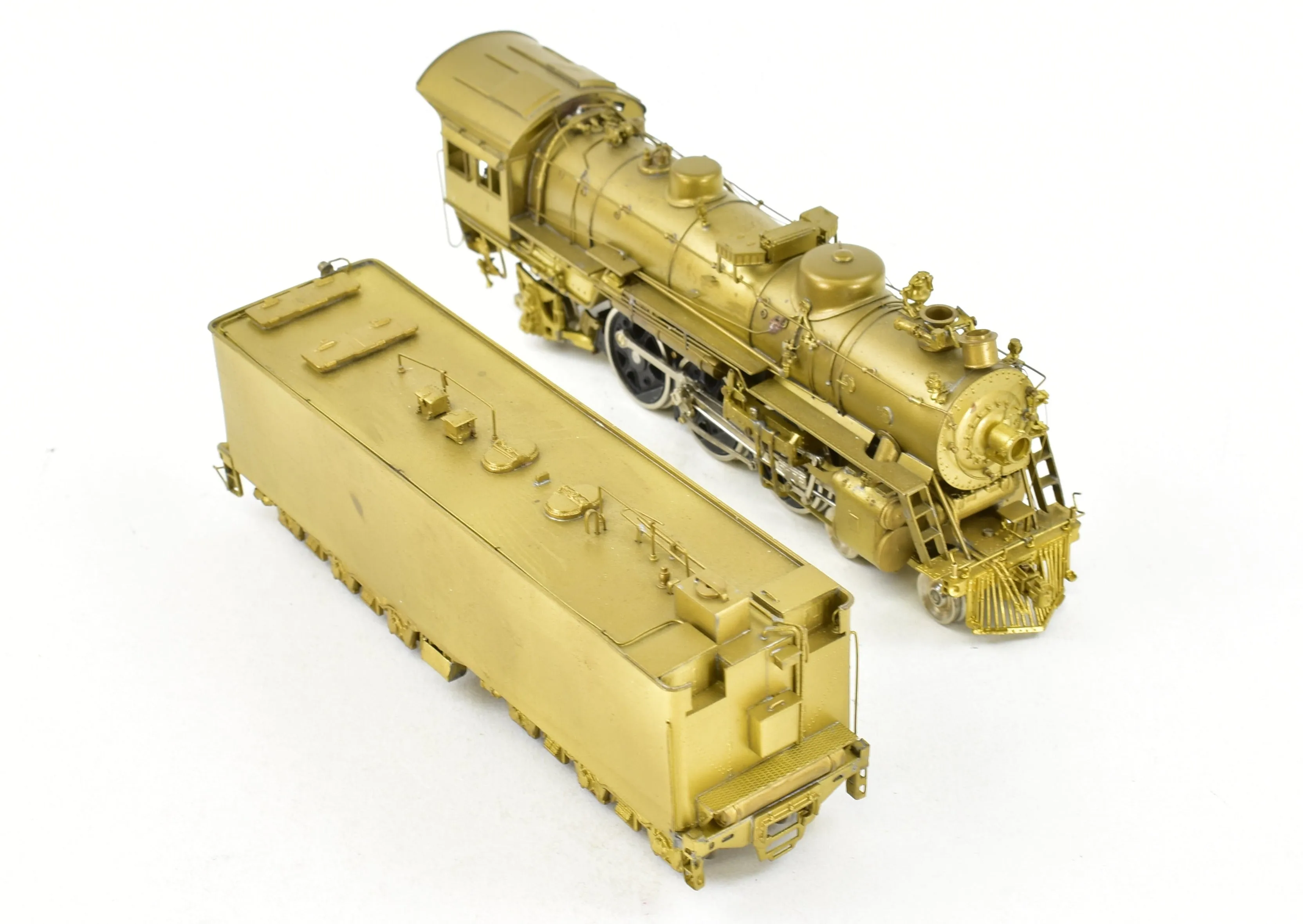 HO Brass Key Imports ATSF - Santa Fe 3400 4-6-2 Pacific with Box Poks Drivers