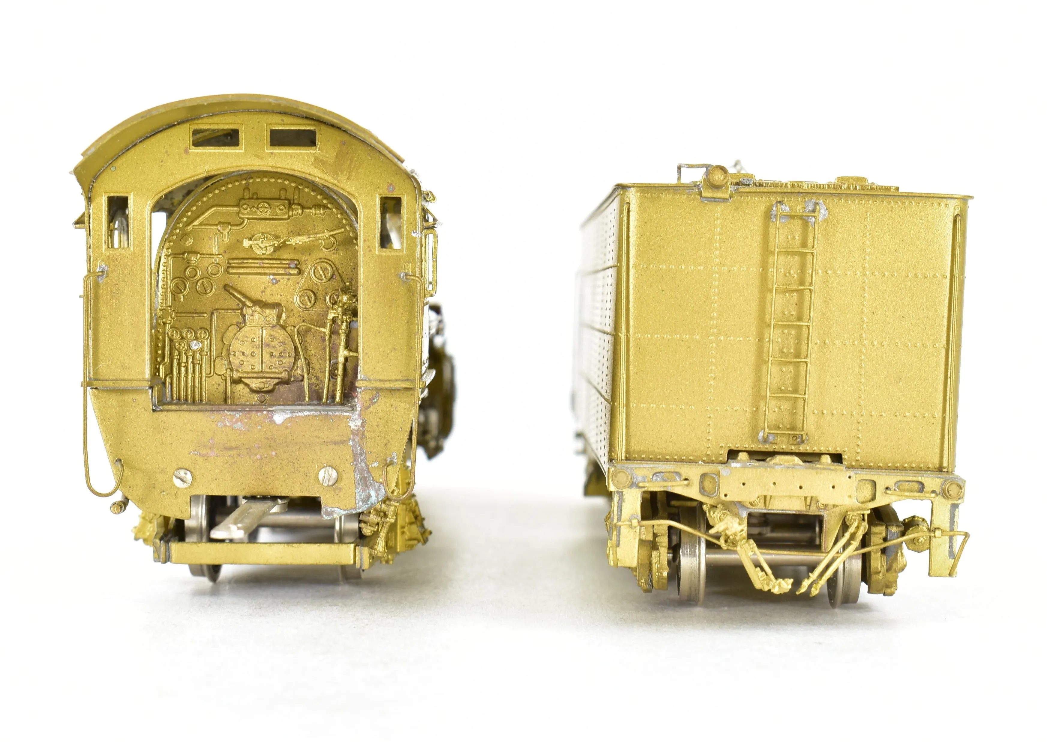 HO Brass Key Imports ATSF - Santa Fe 3400 4-6-2 Pacific with Box Poks Drivers