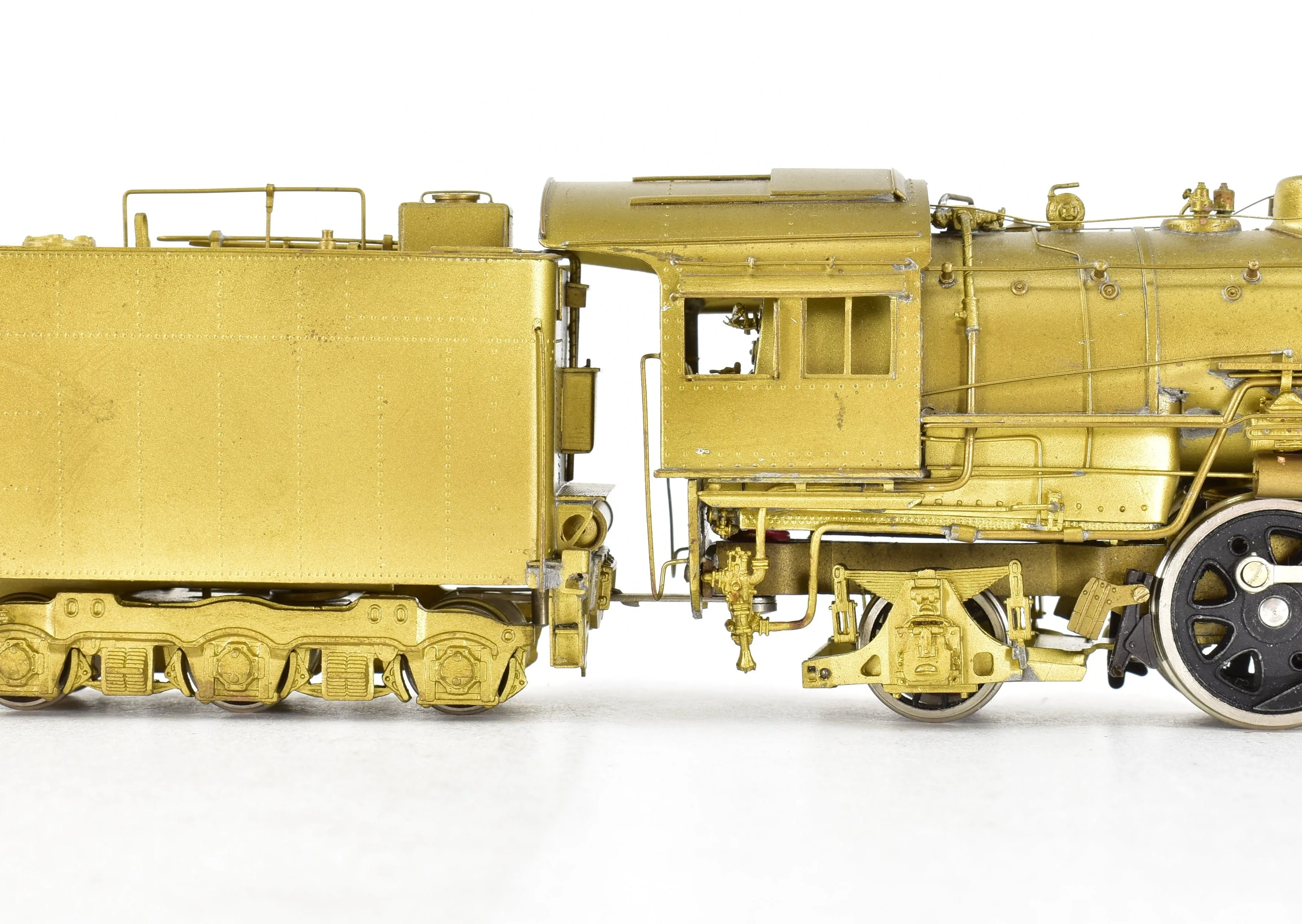 HO Brass Key Imports ATSF - Santa Fe 3400 4-6-2 Pacific with Box Poks Drivers