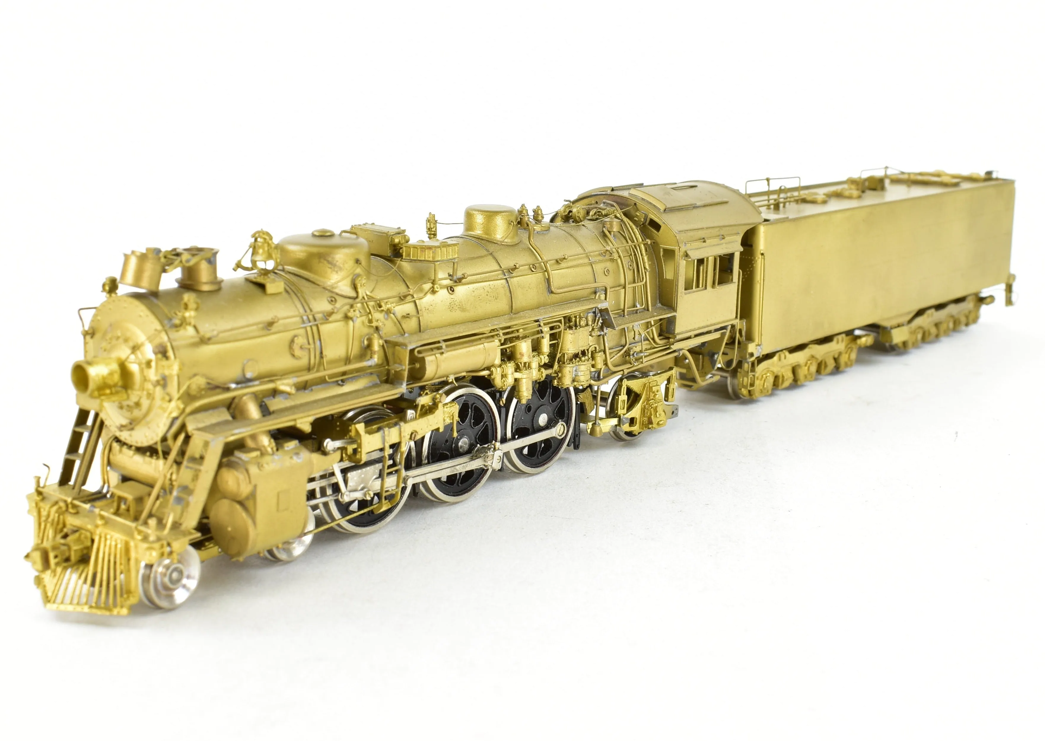 HO Brass Key Imports ATSF - Santa Fe 3400 4-6-2 Pacific with Box Poks Drivers