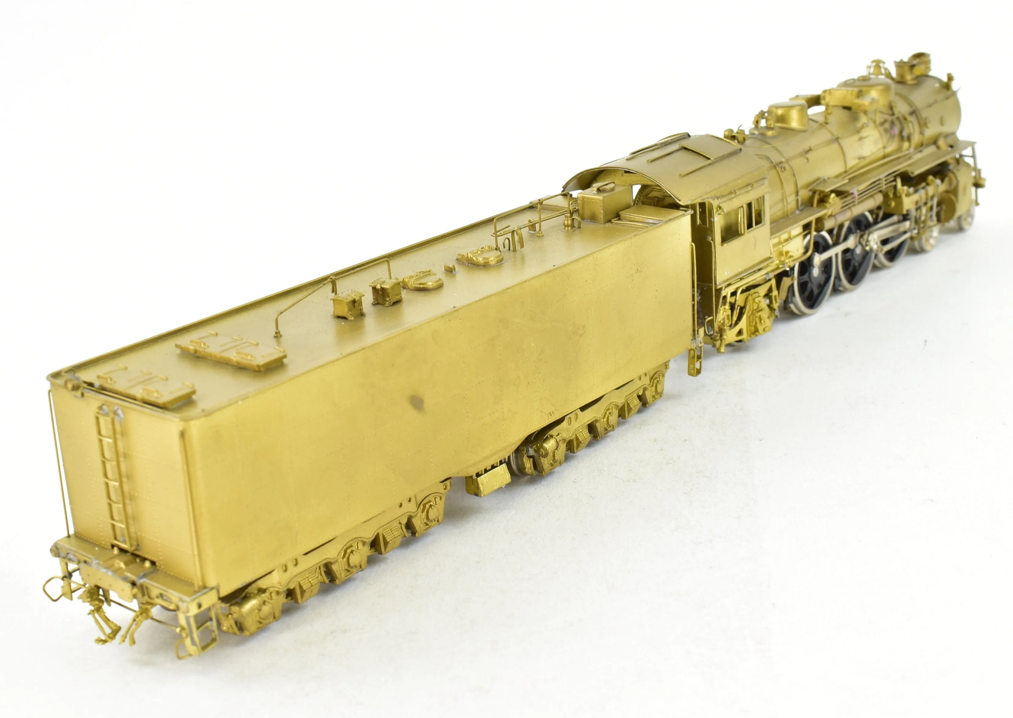 HO Brass Key Imports ATSF - Santa Fe 3400 4-6-2 Pacific with Box Poks Drivers