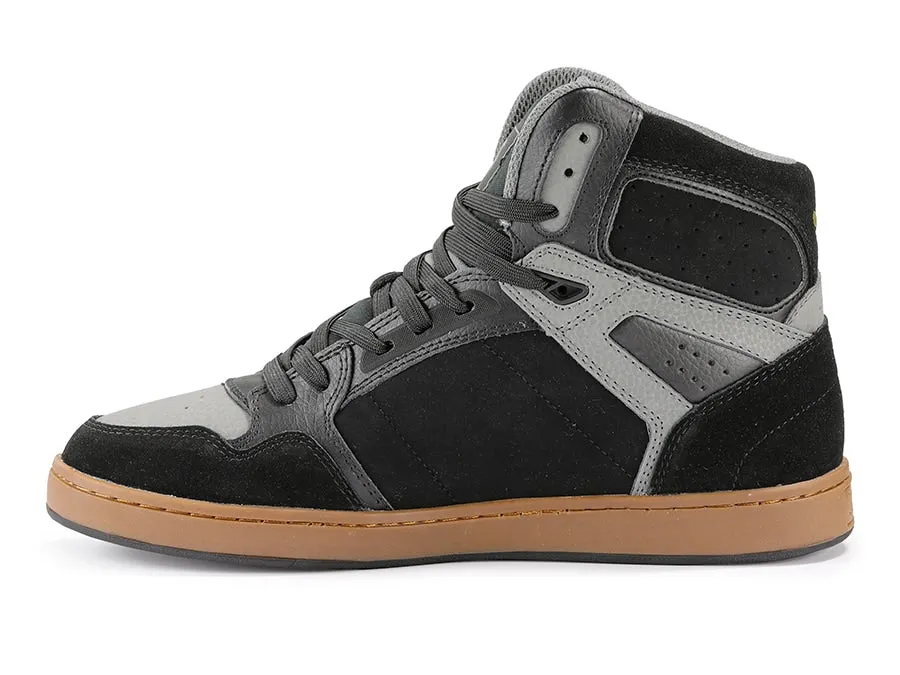 Honcho - Black Charcoal Gold Suede