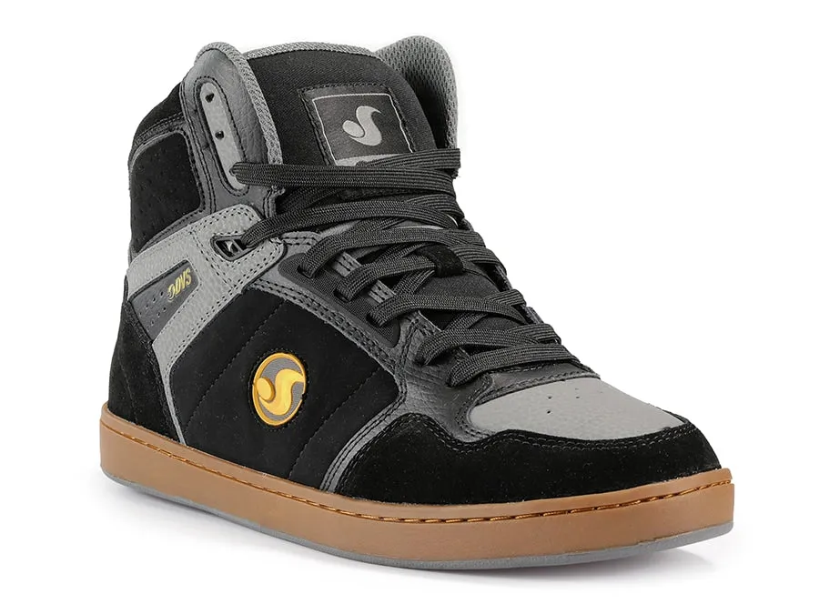 Honcho - Black Charcoal Gold Suede