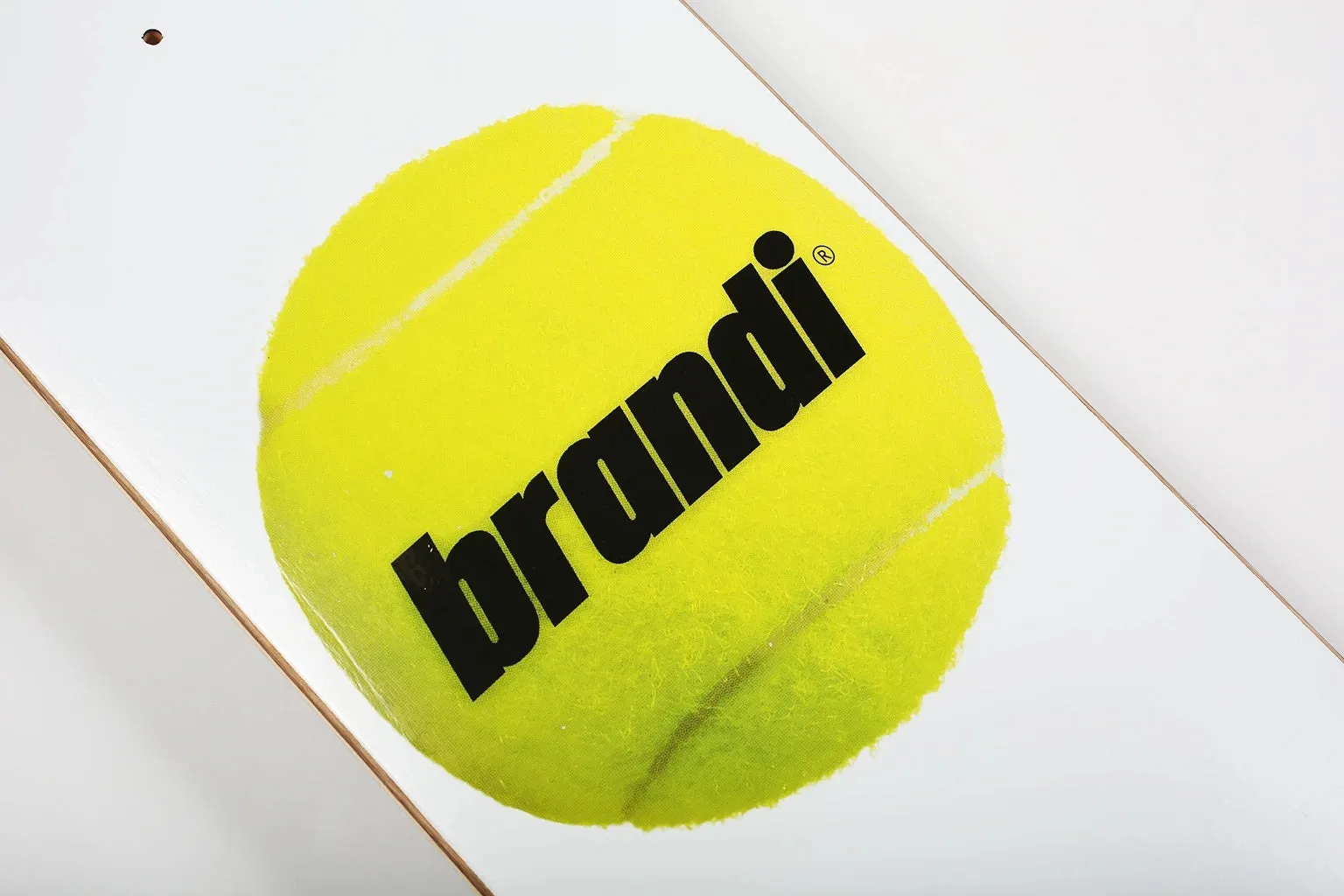 HOPPS SKATEBOARDS BRANDI TENNIS BALL SKATEBOARD DECK 8.25”