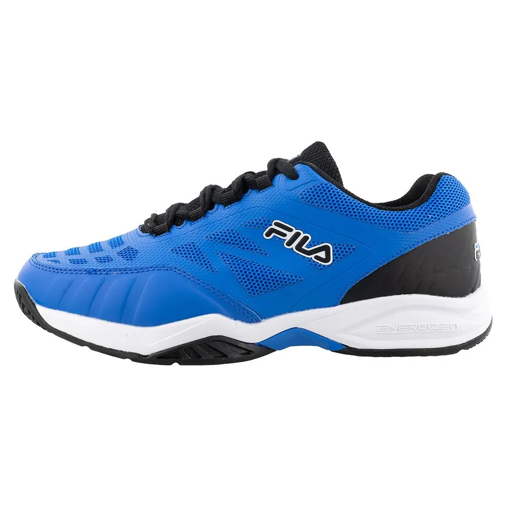 Junior`s Axilus Tennis Shoes Blue and Black