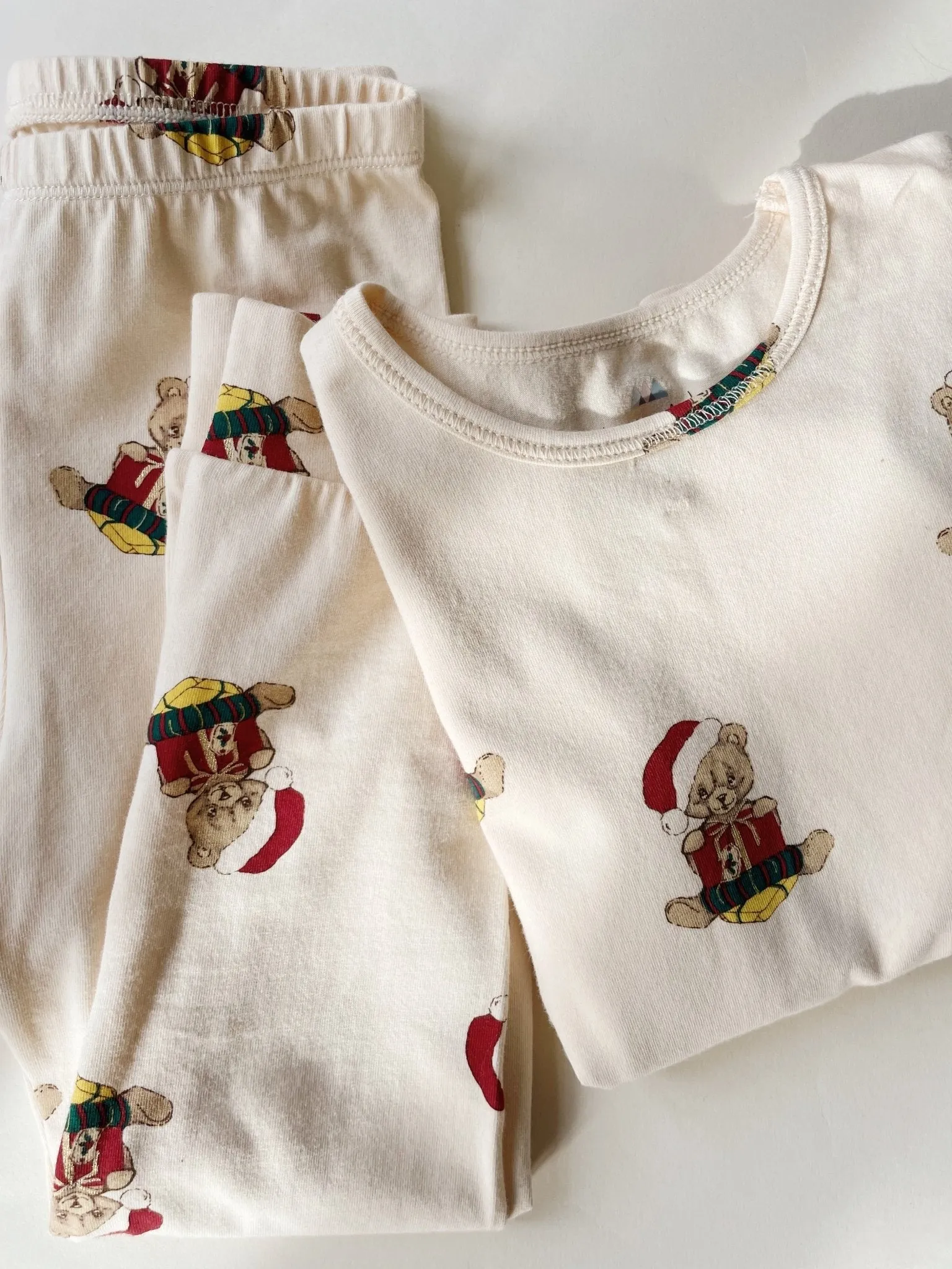Konges Sløjd: Basic Blouse/Pants Set - Christmas Teddy