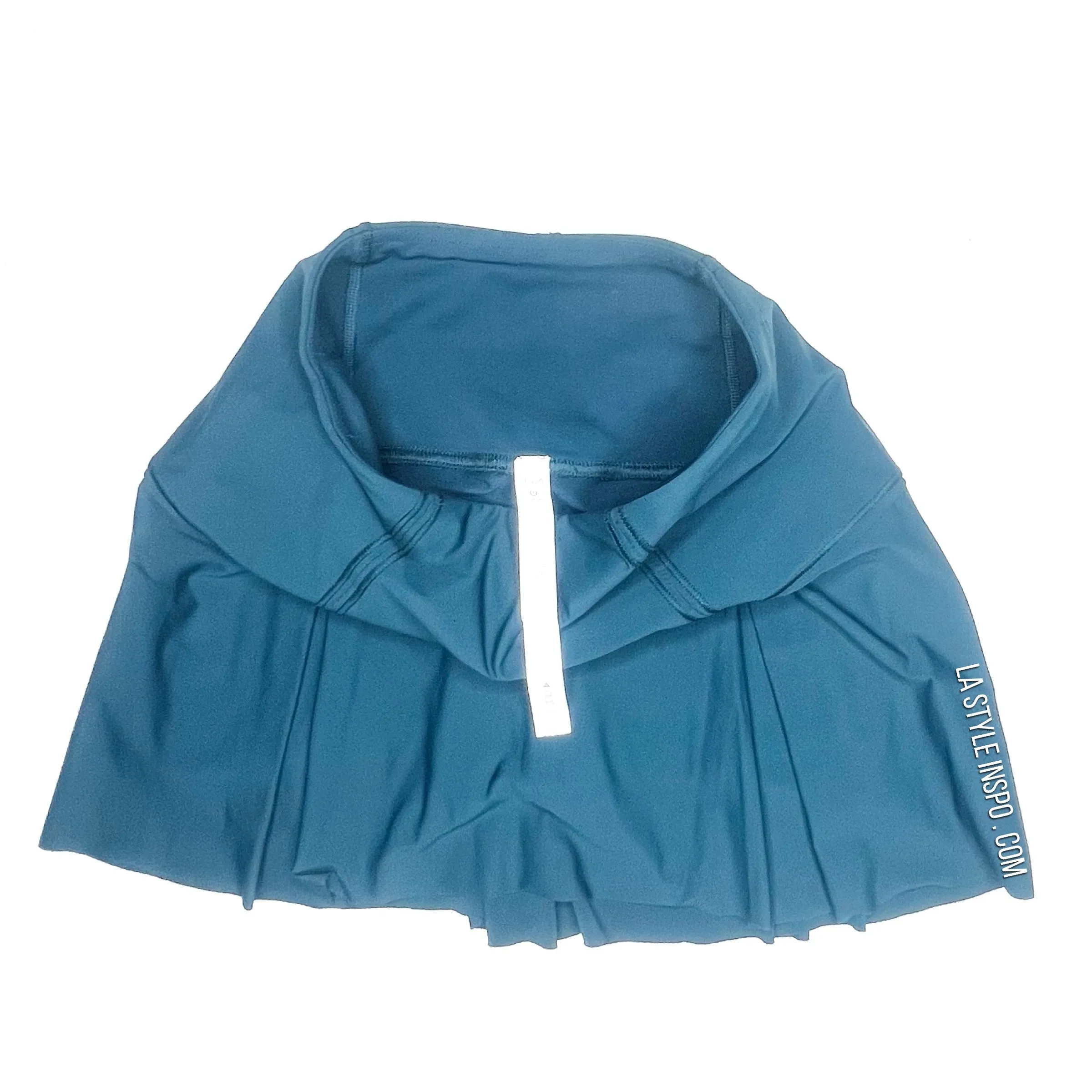 Lululemon Lost In Pace Skirt Teal Green pleads Size 2 REGULAR