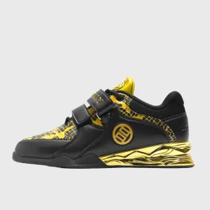 LUXIAOJUN - The Limited Snake Edition Lifting Shoes - Black Gold