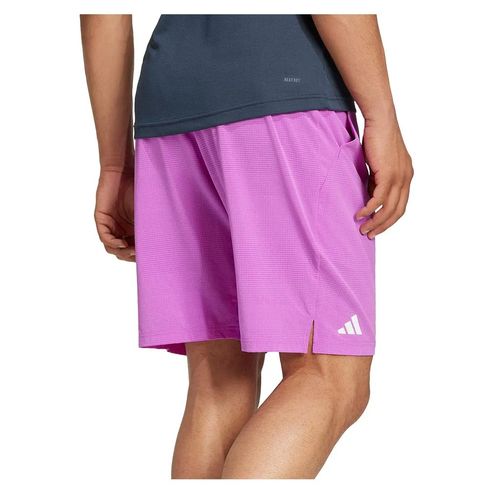 Mens 9 Inch Ergo Tennis Short Purple Burst