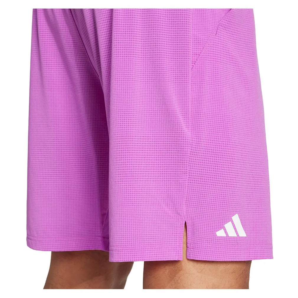 Mens 9 Inch Ergo Tennis Short Purple Burst