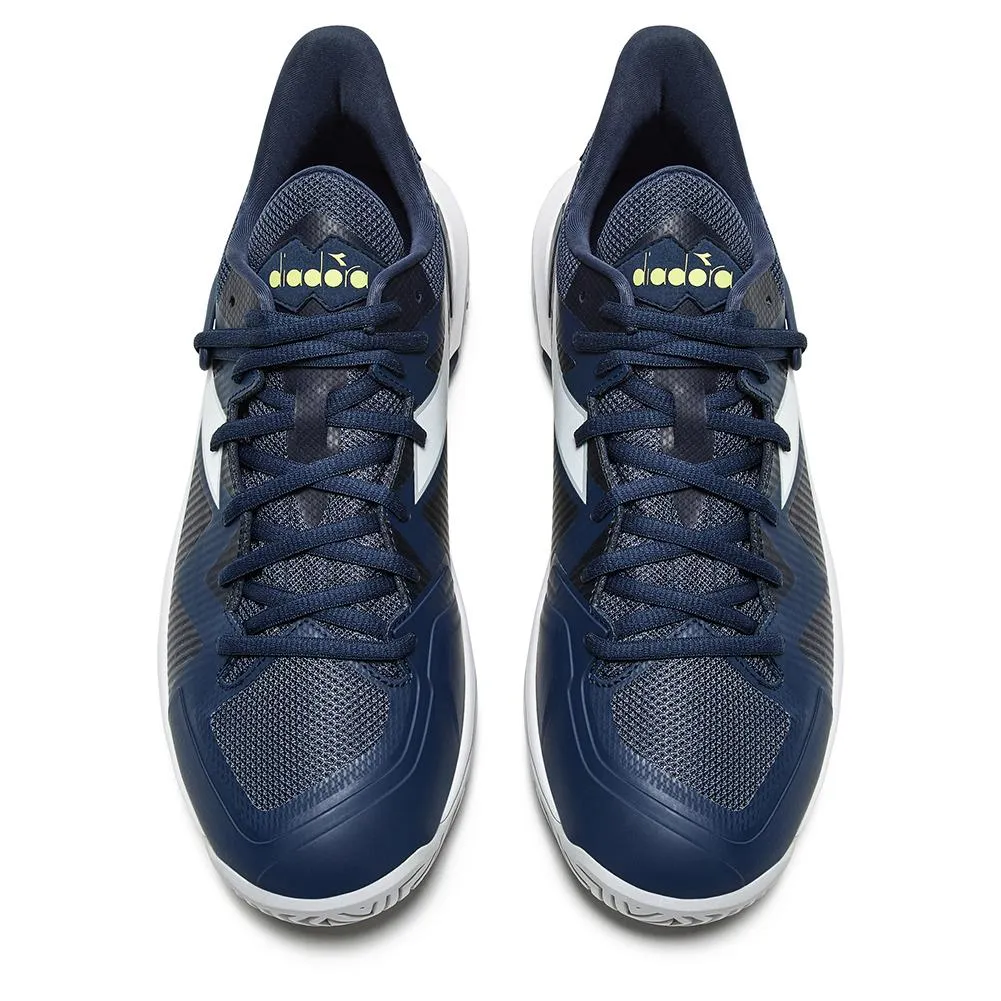 Men`s B.Icon 2 AG Tennis Shoes Pageant Blue and White