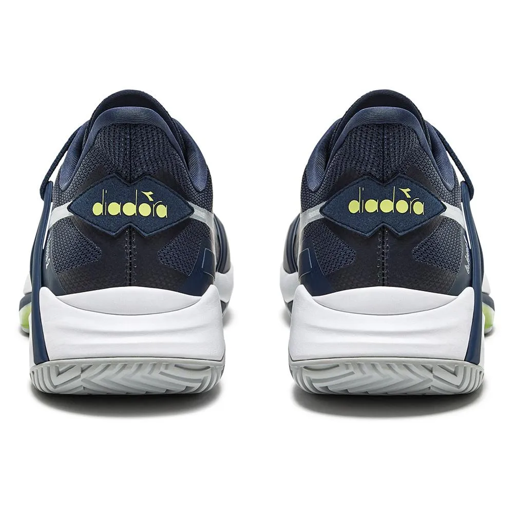 Men`s B.Icon 2 AG Tennis Shoes Pageant Blue and White