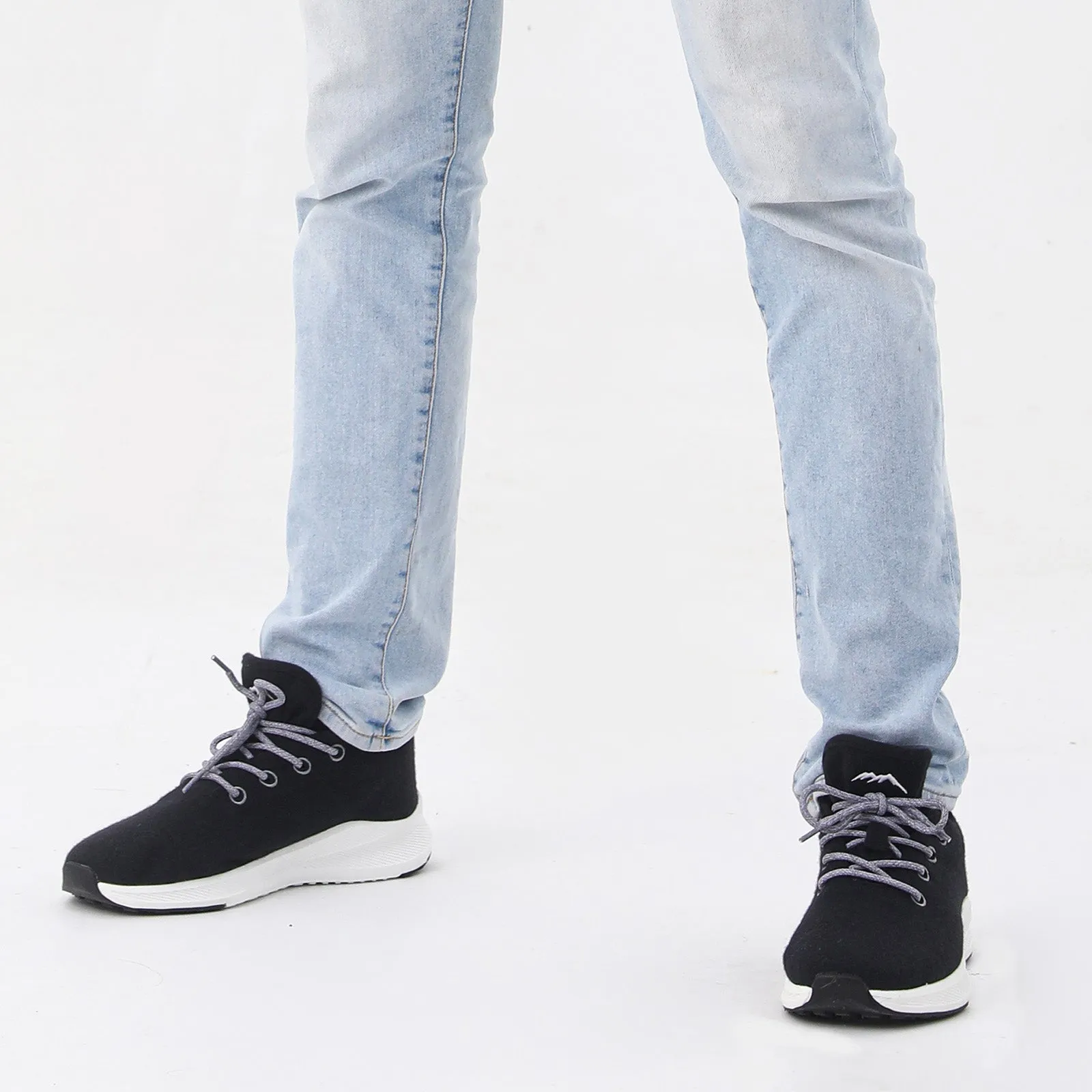 Men's Merino Lace Up Shoes Dark Grey (U.S. Only) - QC