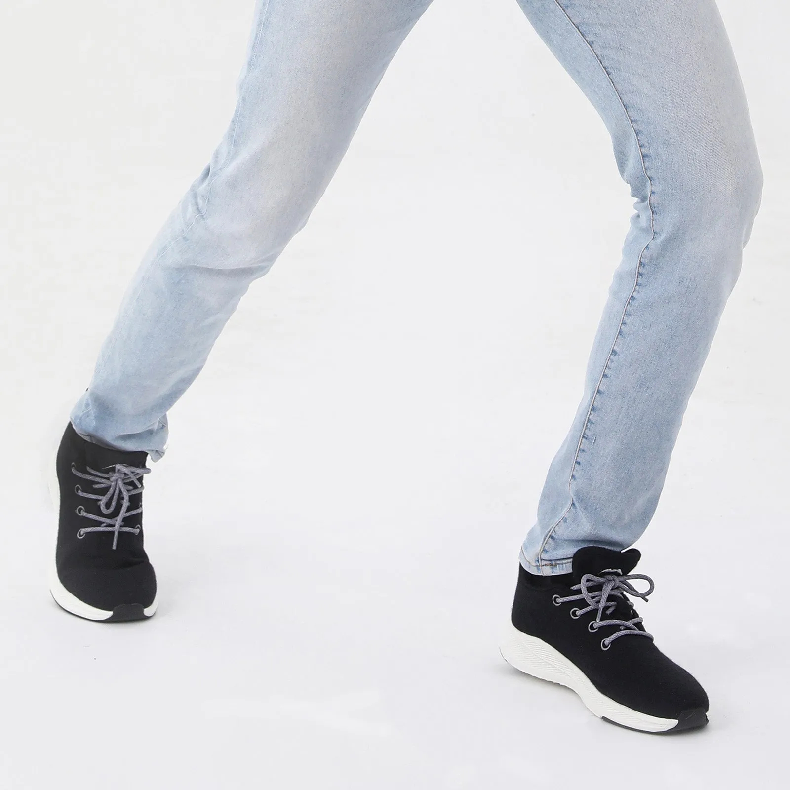 Men's Merino Lace Up Shoes Dark Grey (U.S. Only) - QC