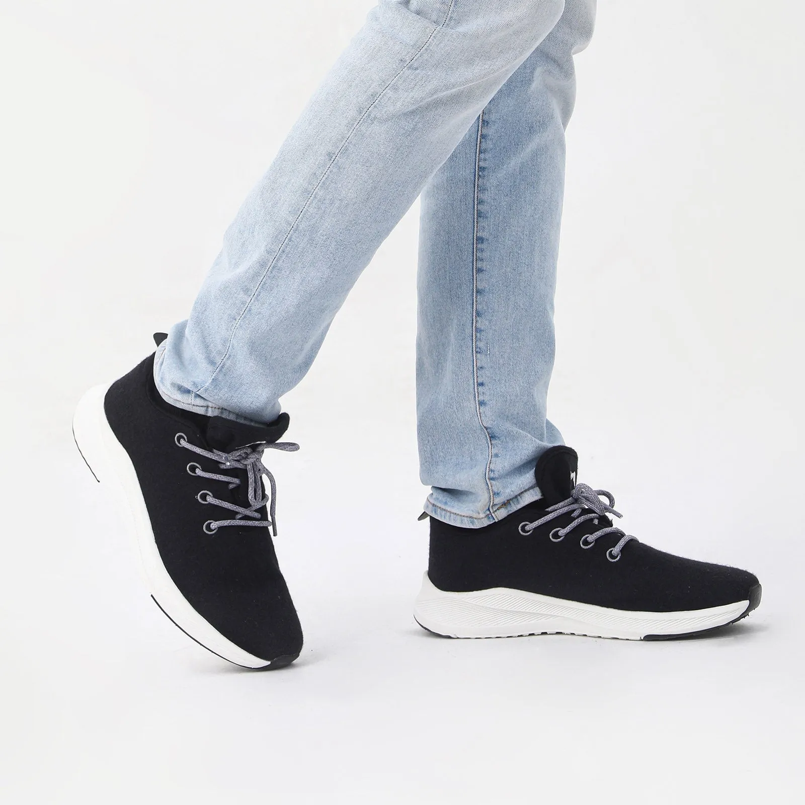 Men's Merino Lace Up Shoes Dark Grey (U.S. Only) - QC