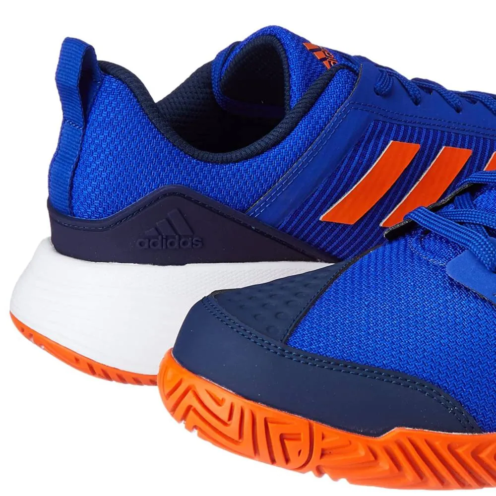 Men's Stin TNS 23 Tennis Shoe (Lucid Blue/Collegiate Navy/Semi Impact Orange)