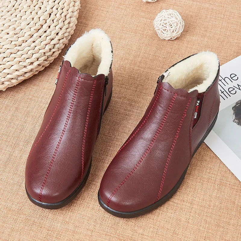 Nanccy Soft Sole Warm And Fashionable Short Boots