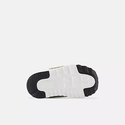 NEW BALANCE KID'S 574 HOOK & LOOP CREAM/GREY RUNNING SHOES
