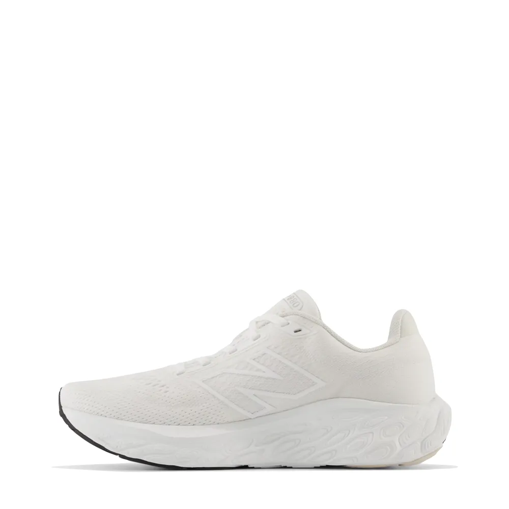 New Balance Women's Fresh Foam X 880v14 in White with Silver Metallic and Sea Salt