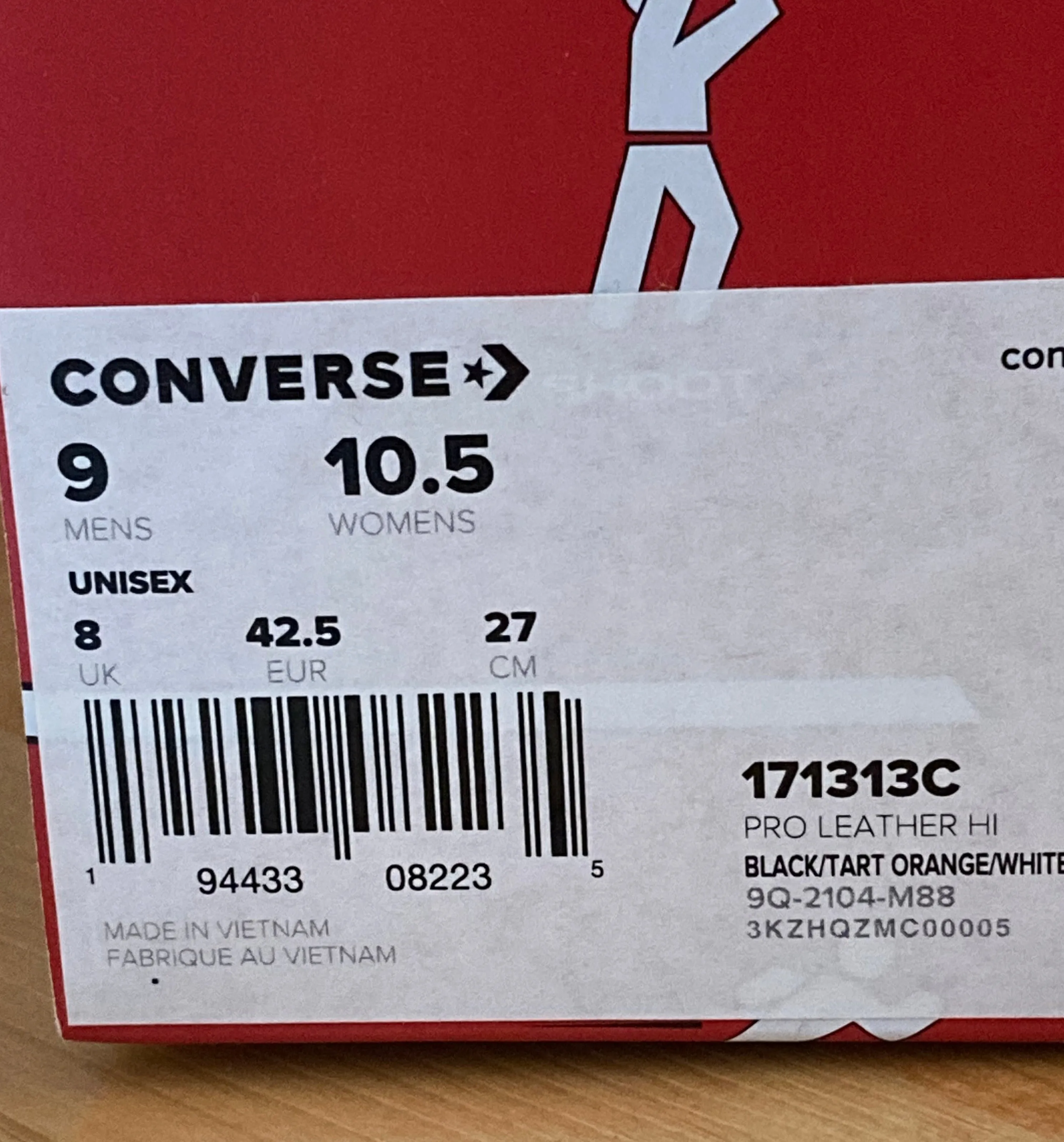NEW! CONVERSE PRO LEATHER HI NBA JAM Men's Size 9 Hgh Top Shoes Sneakers Multi 171313C