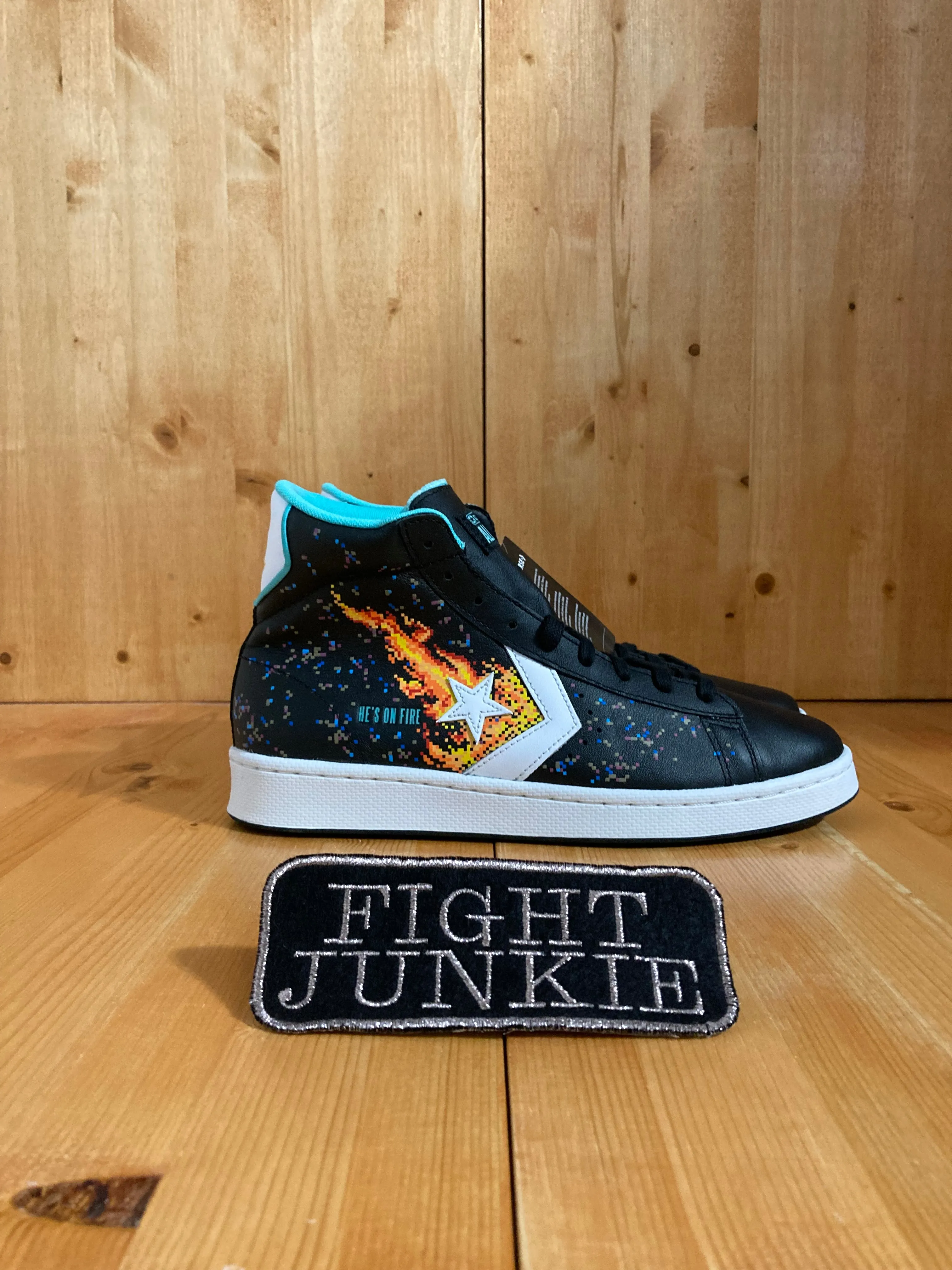 NEW! CONVERSE PRO LEATHER HI NBA JAM Men's Size 9 Hgh Top Shoes Sneakers Multi 171313C