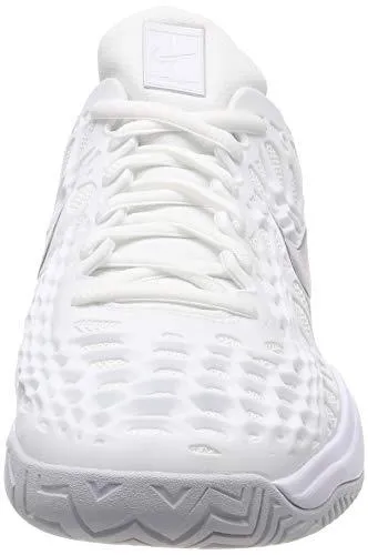 Nike Women's Zoom Cage 3 Tennis Shoes (7.5, White/Silver)