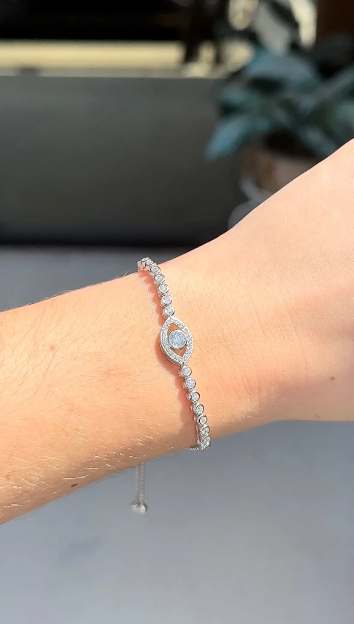 Nirvana .925 Sterling Silver Eye Bracelet